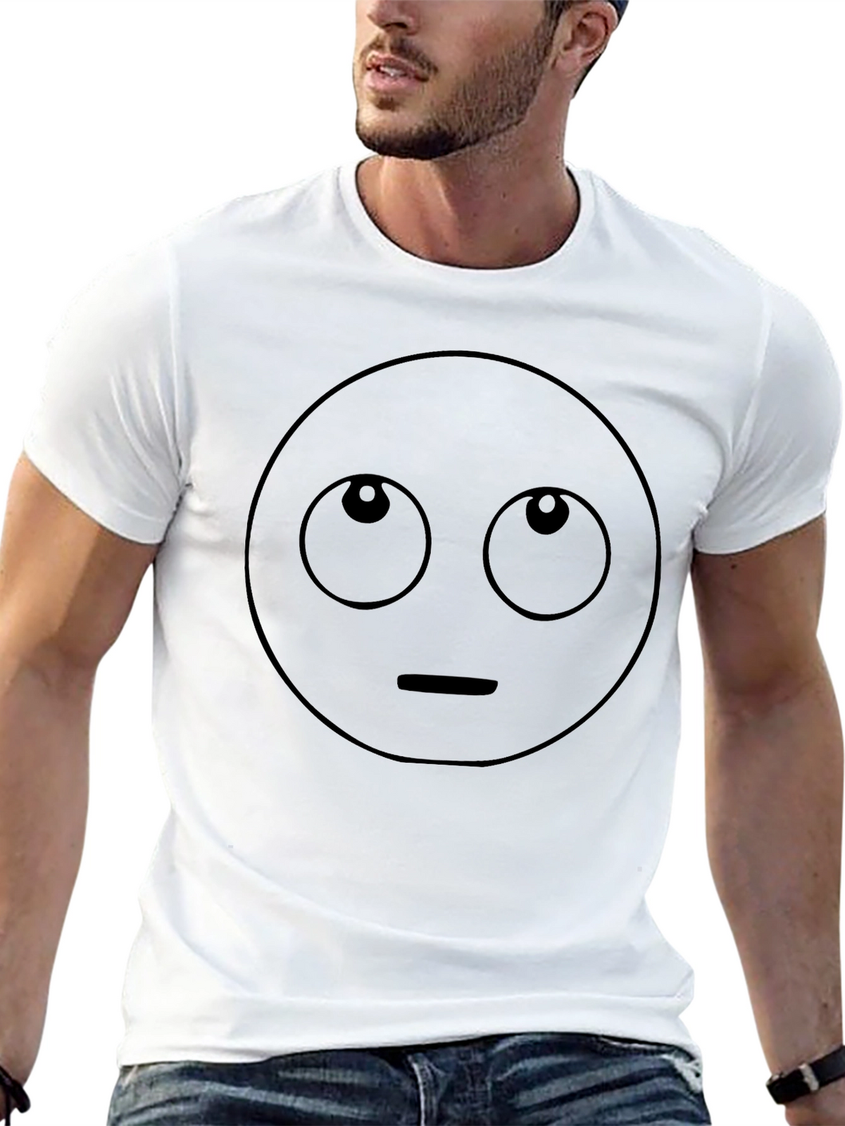 Funny Emoji Graphic T-Shirt