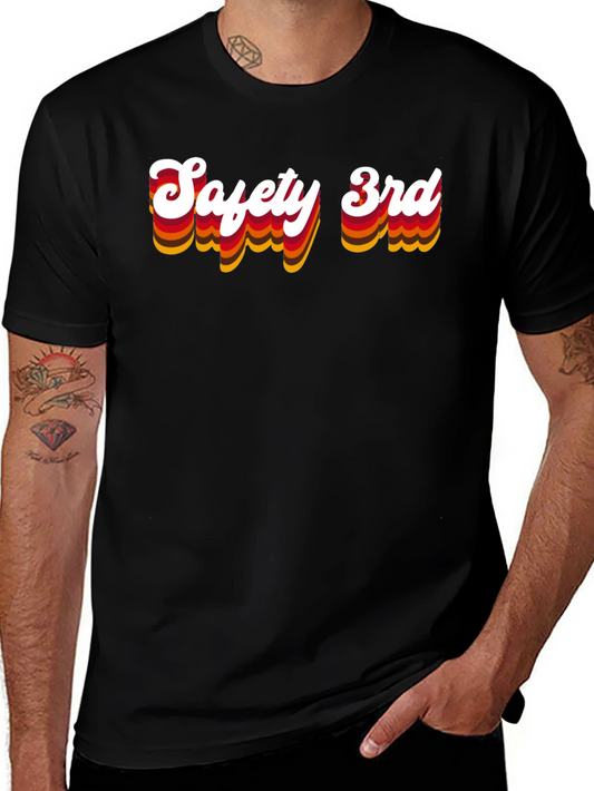 Safety 3rd Black Graphic Tee