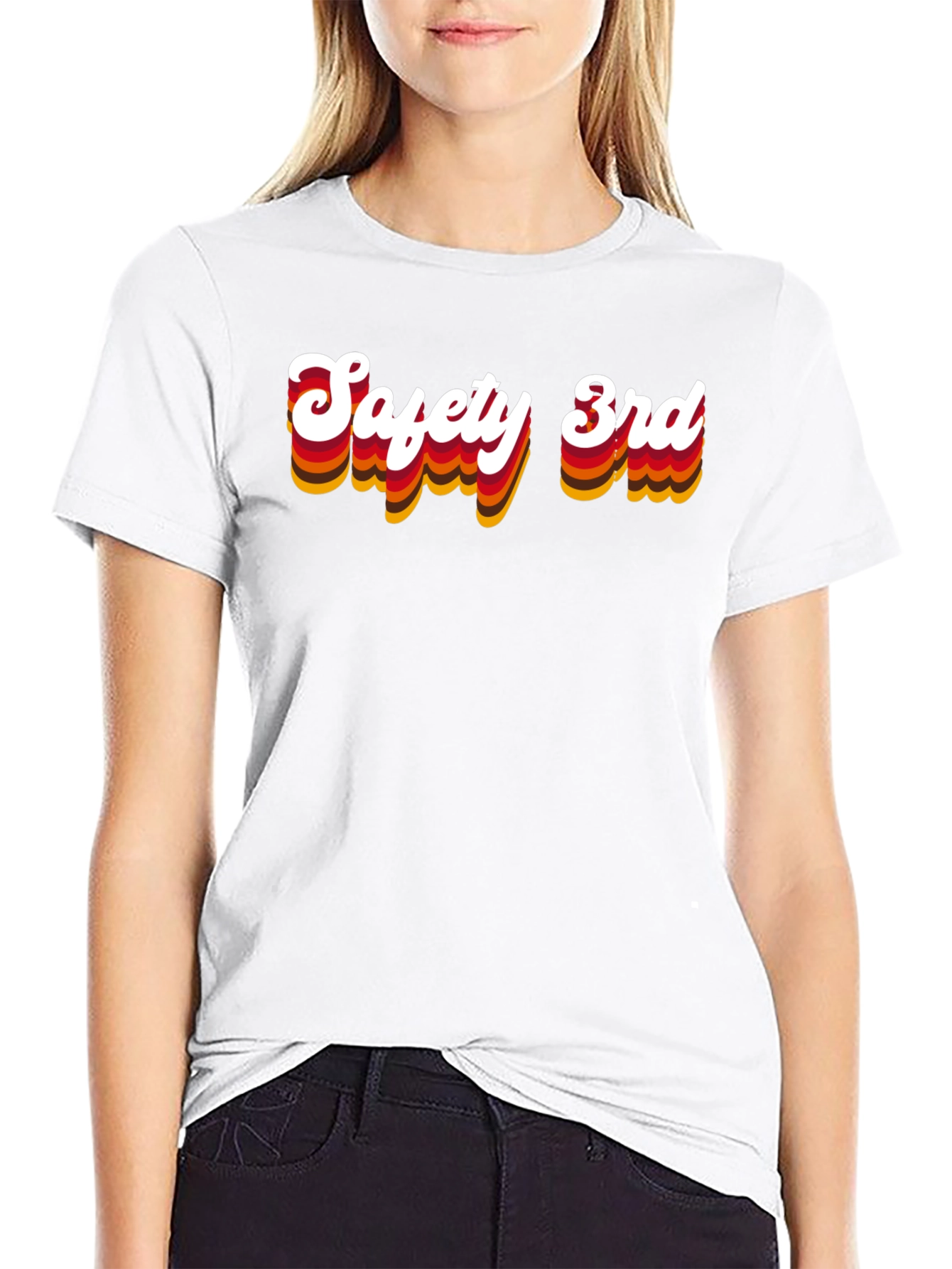 Safety 3rd Black Graphic Tee