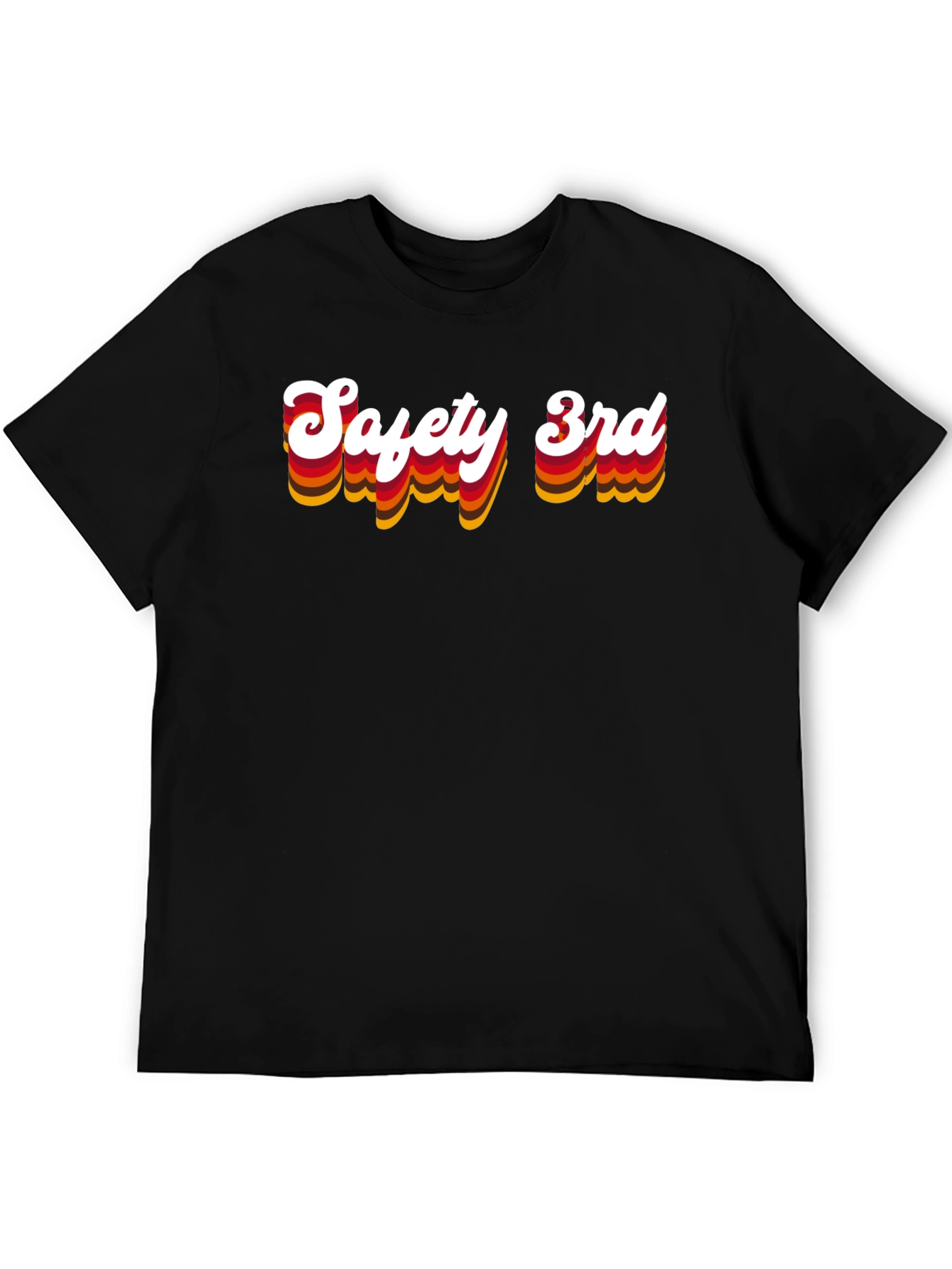 Safety 3rd Black Graphic Tee