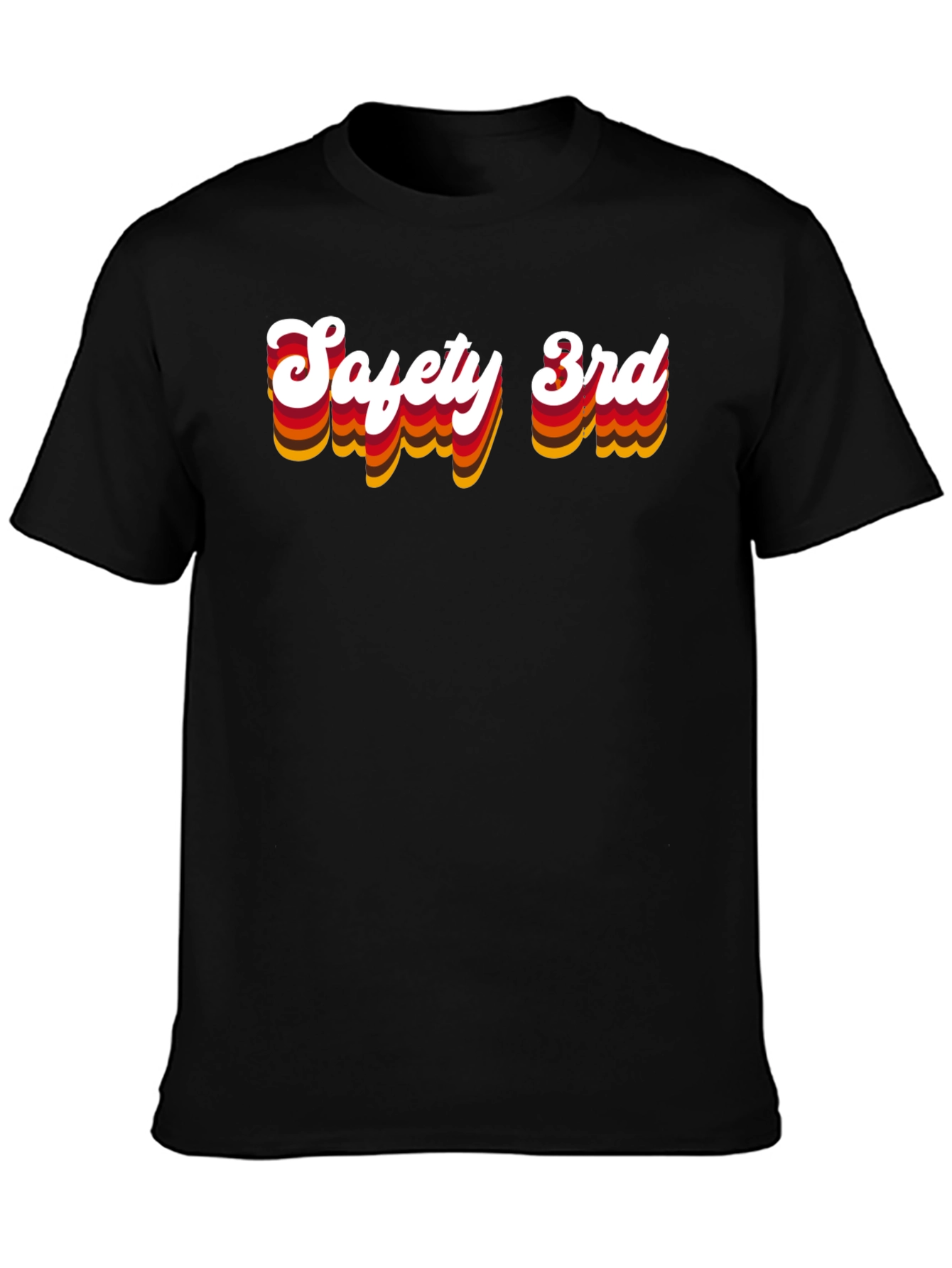 Safety 3rd Black Graphic Tee