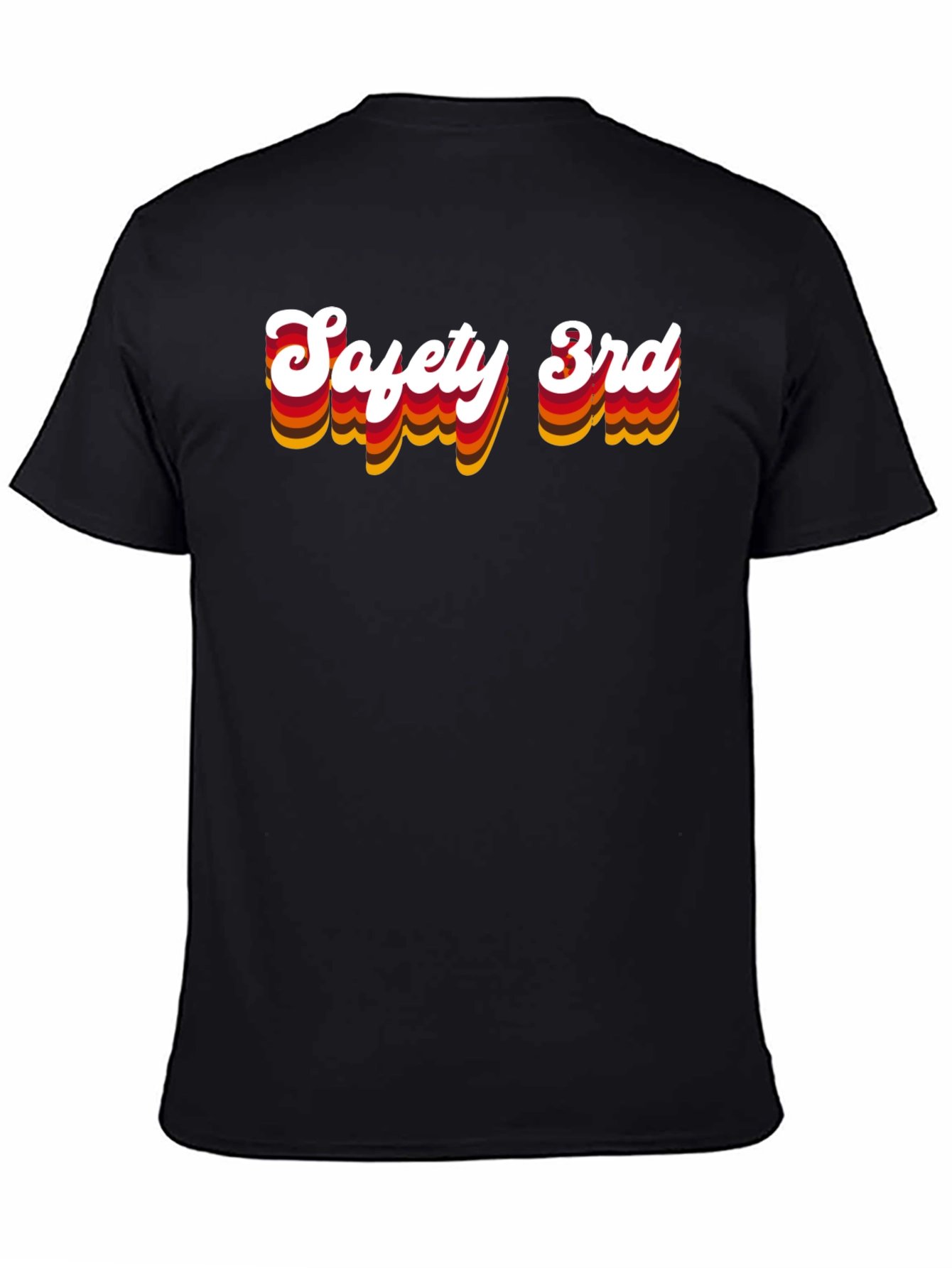 Safety 3rd Black Graphic Tee