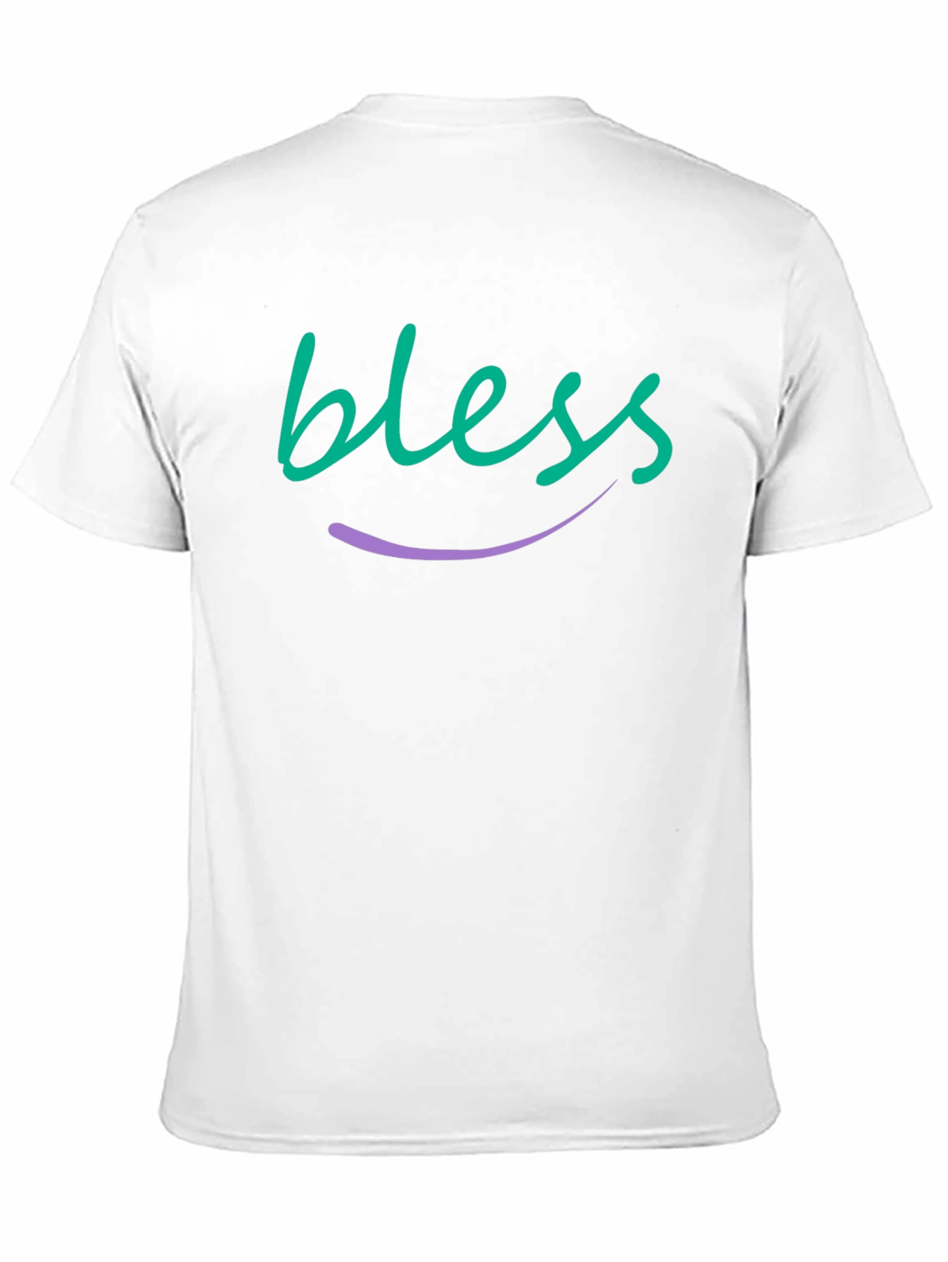 Blessed Graphic Tee - Soft Black Cotton Blend T-Shirt