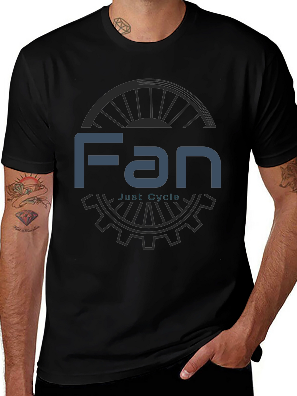 Fan Just Cycle T-Shirt - Cycling Enthusiast Tee