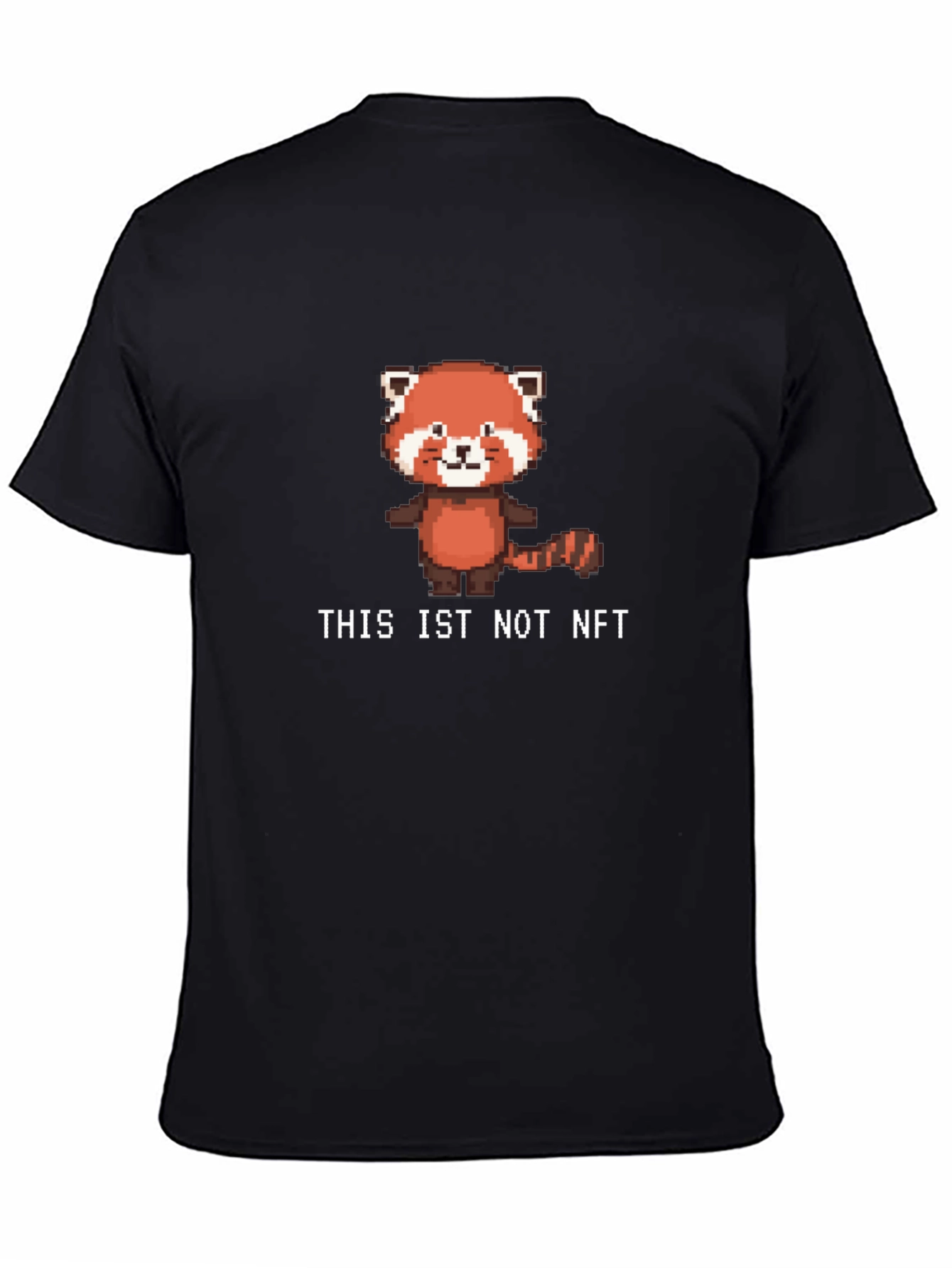 Pixel Red Panda Not NFT Graphic Tee