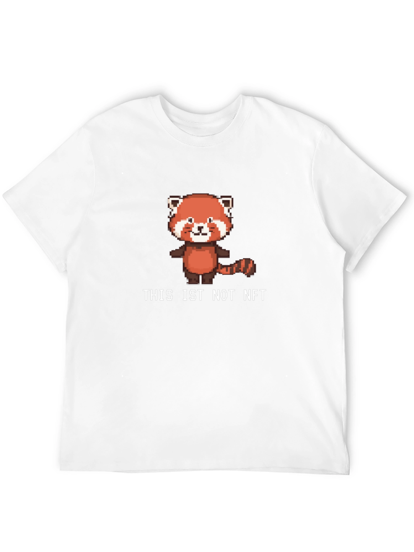 Pixel Red Panda Not NFT Graphic Tee