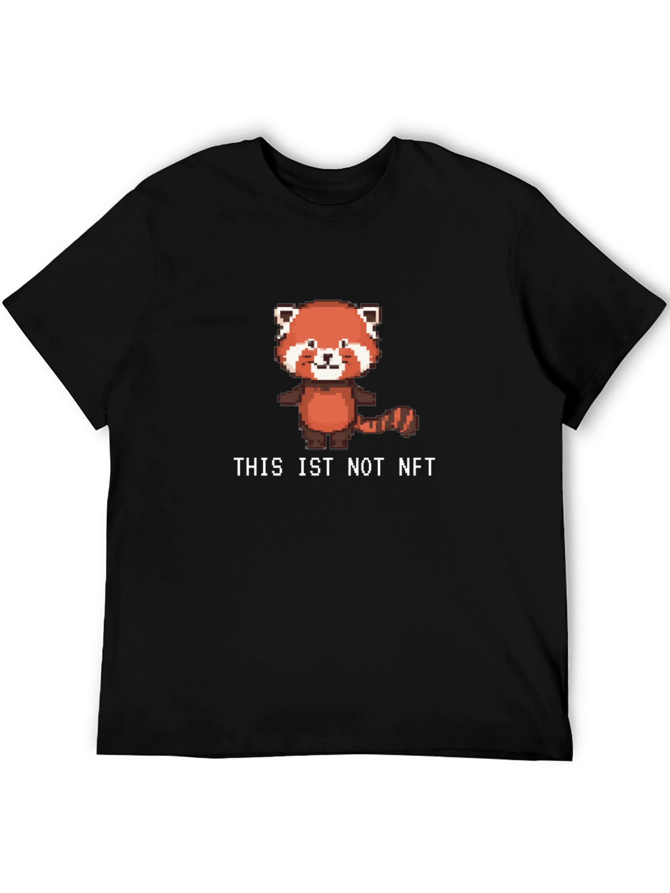 Pixel Red Panda Not NFT Graphic Tee