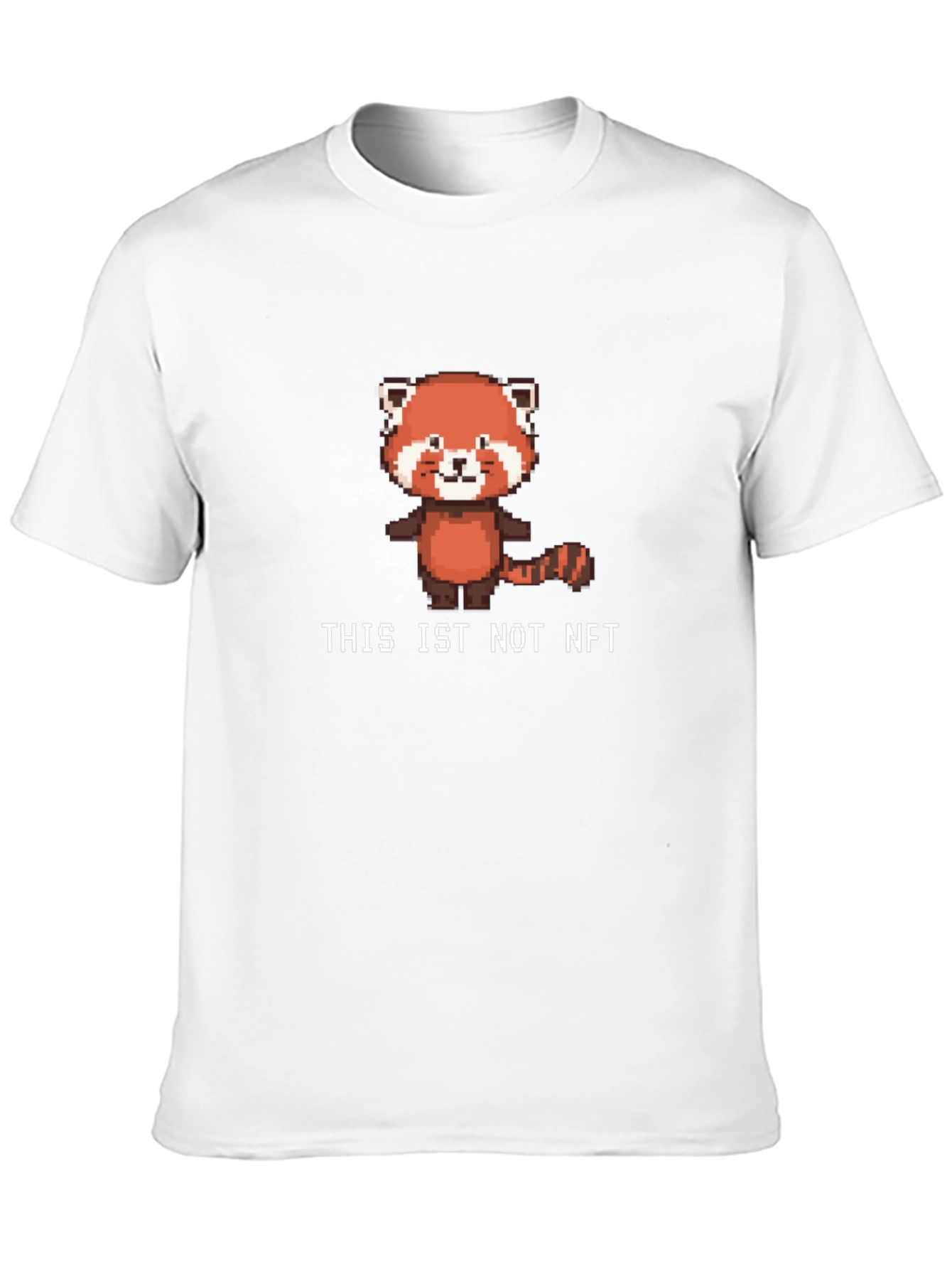 Pixel Red Panda Not NFT Graphic Tee