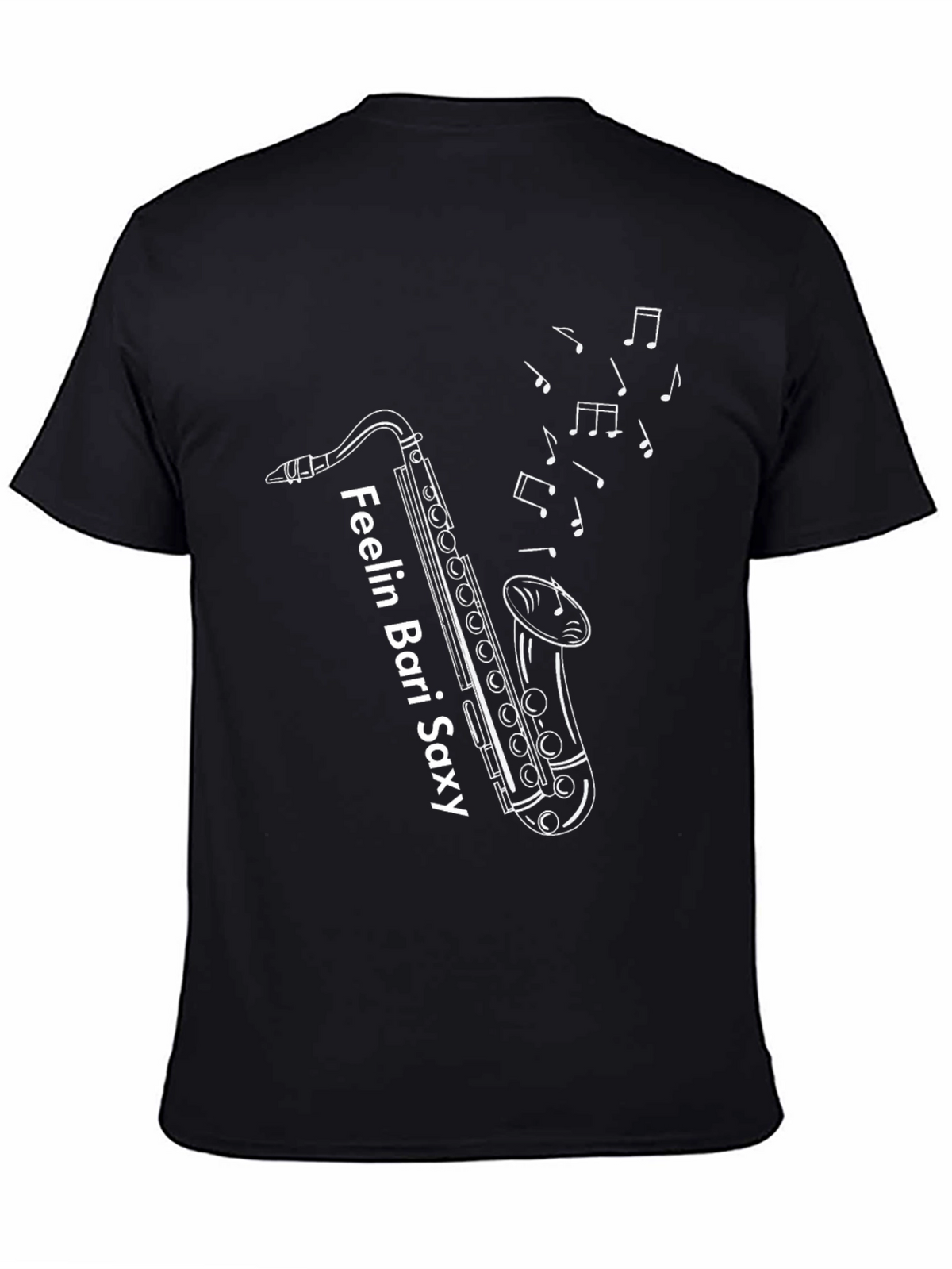 Feelin Bari Saxy Black Graphic Tee