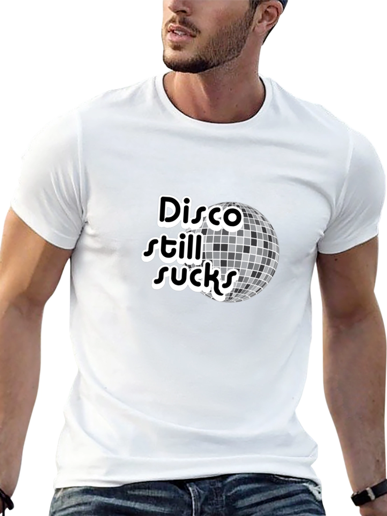 Disco Still Sucks Black T-Shirt