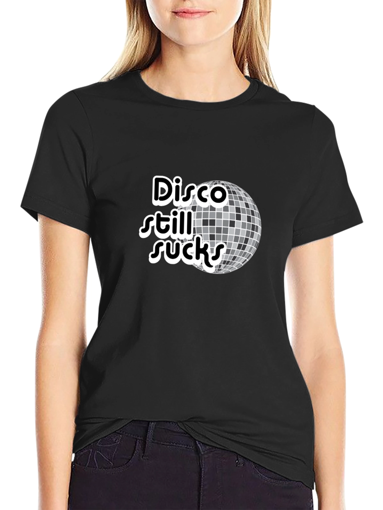 Disco Still Sucks Black T-Shirt