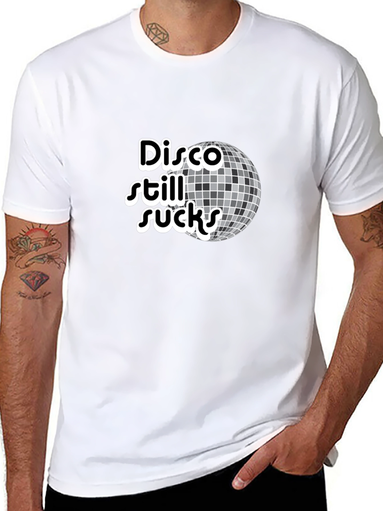 Disco Still Sucks Black T-Shirt
