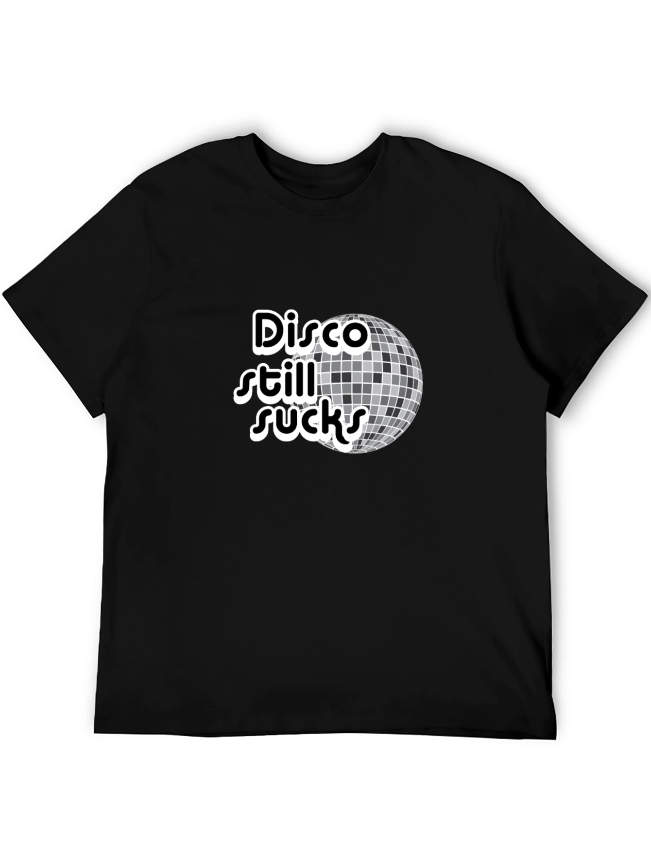 Disco Still Sucks Black T-Shirt