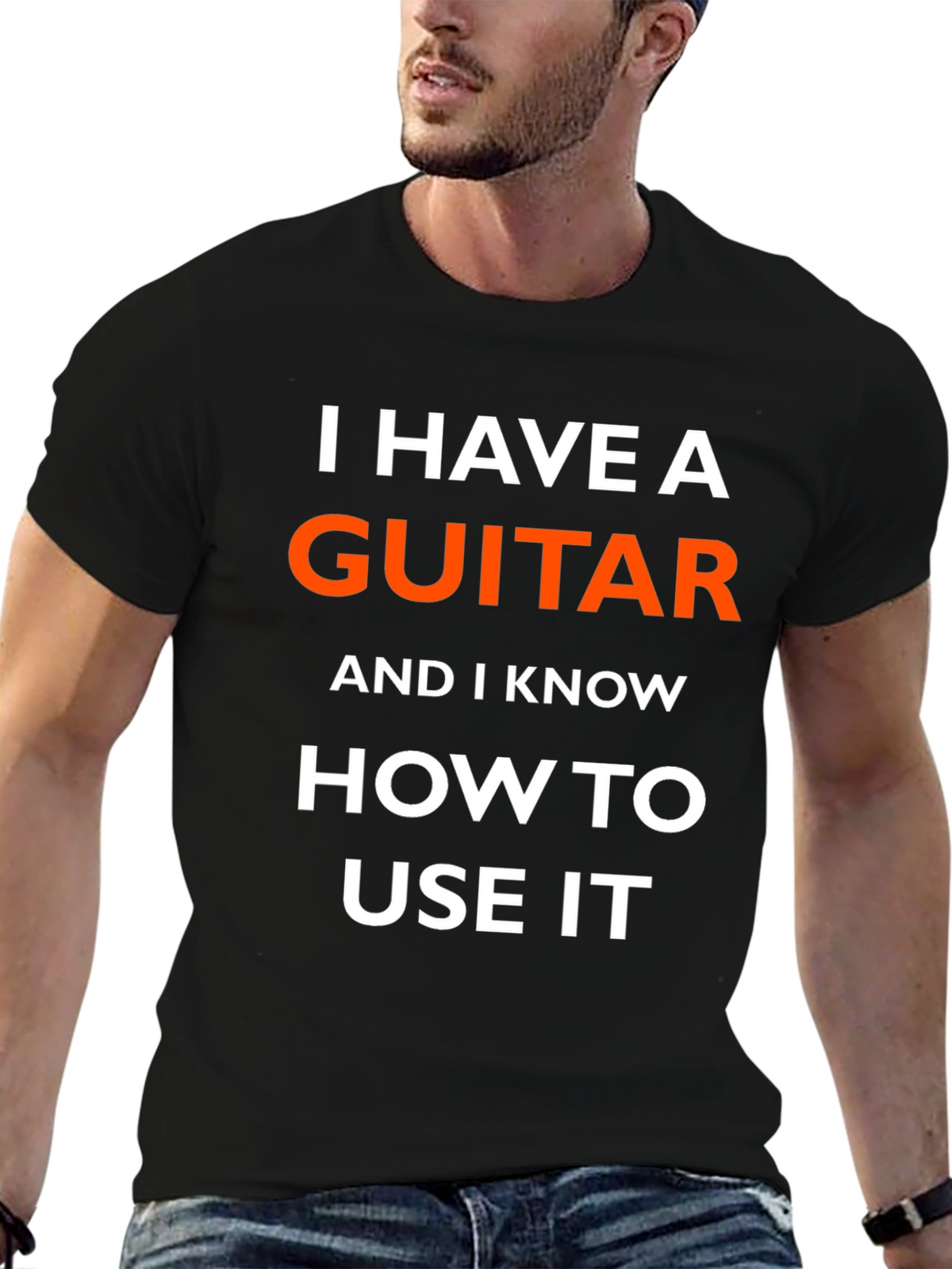 Guitar Player Graphic T-Shirt - Music Lover Tee