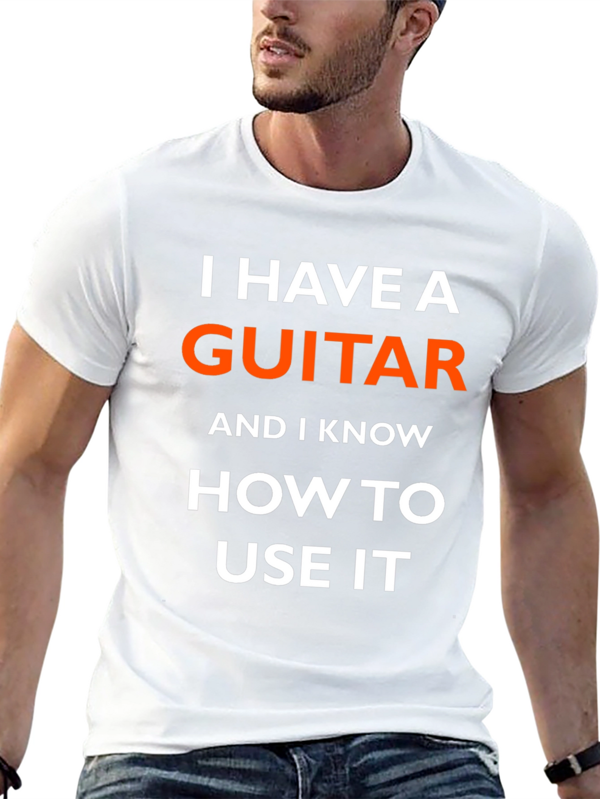 Guitar Player Graphic T-Shirt - Music Lover Tee