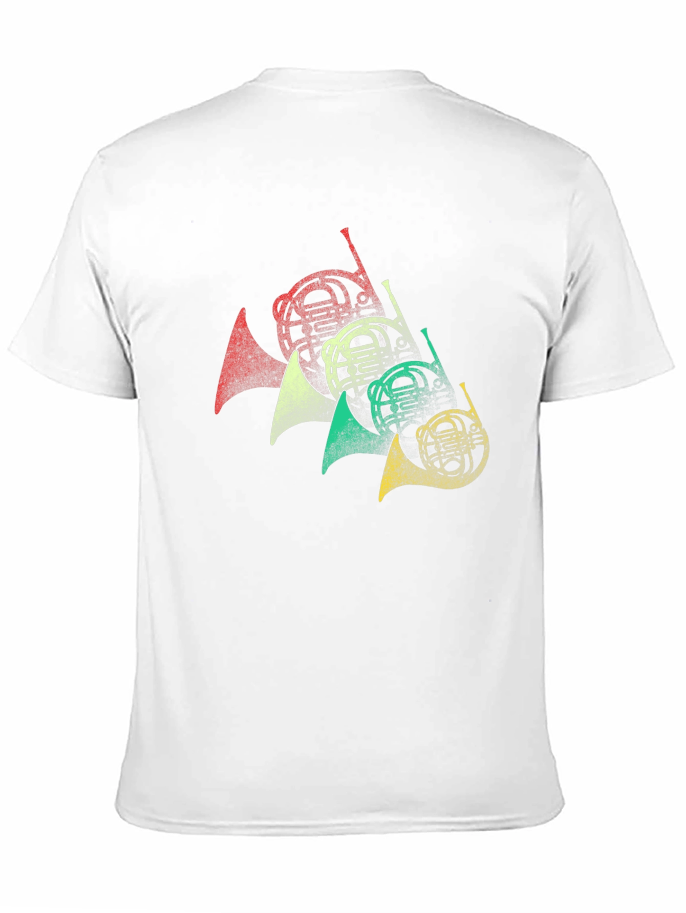 Retro French Horn Music Lover T-Shirt
