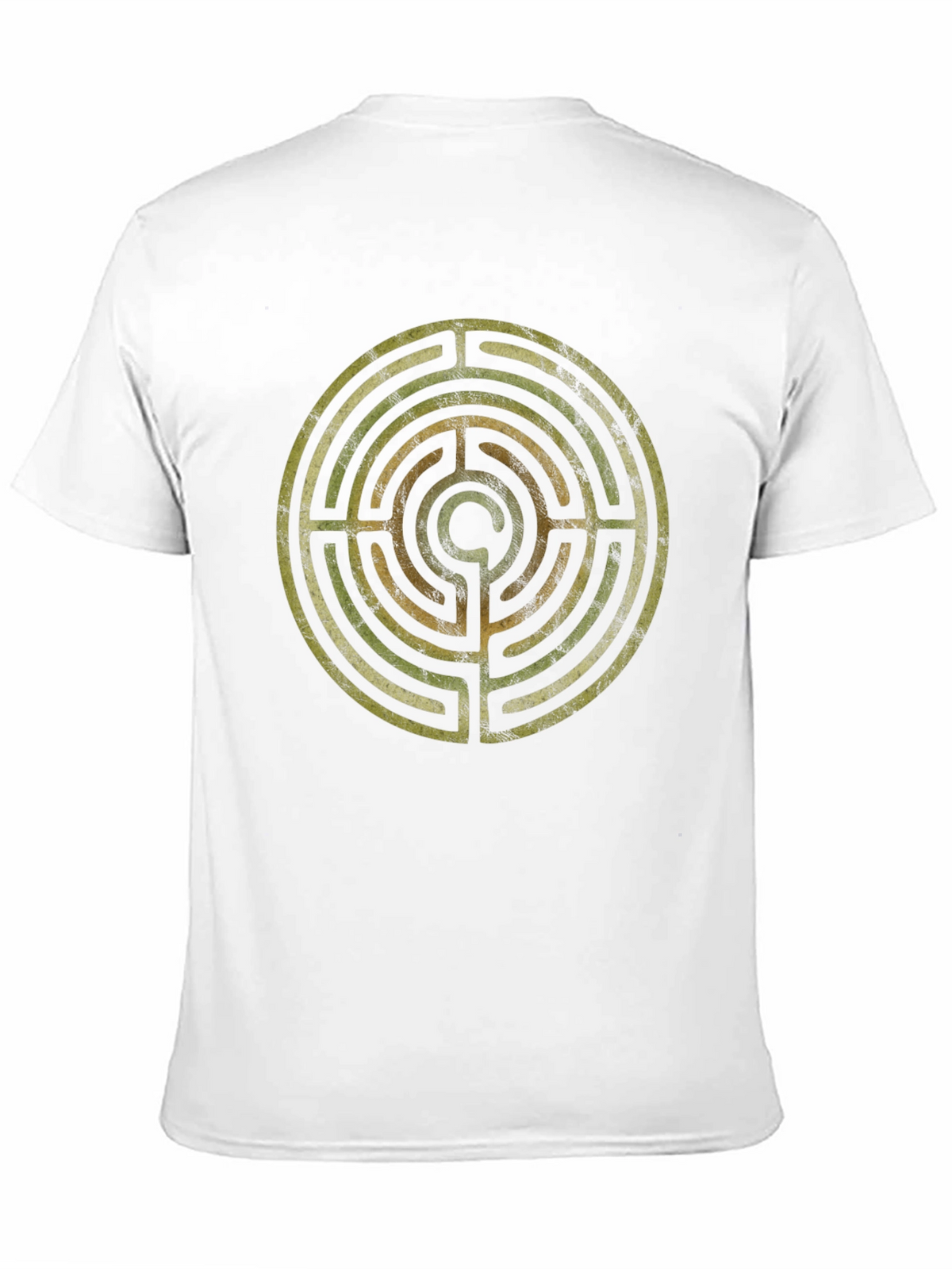 Labyrinth Pattern T-Shirt - Stylish Mens Tee