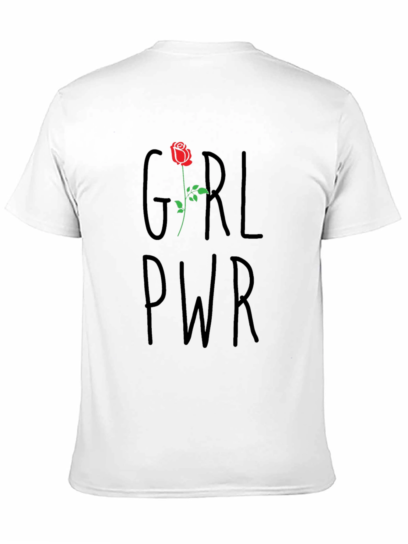 Girl Power Rose Graphic T-Shirt