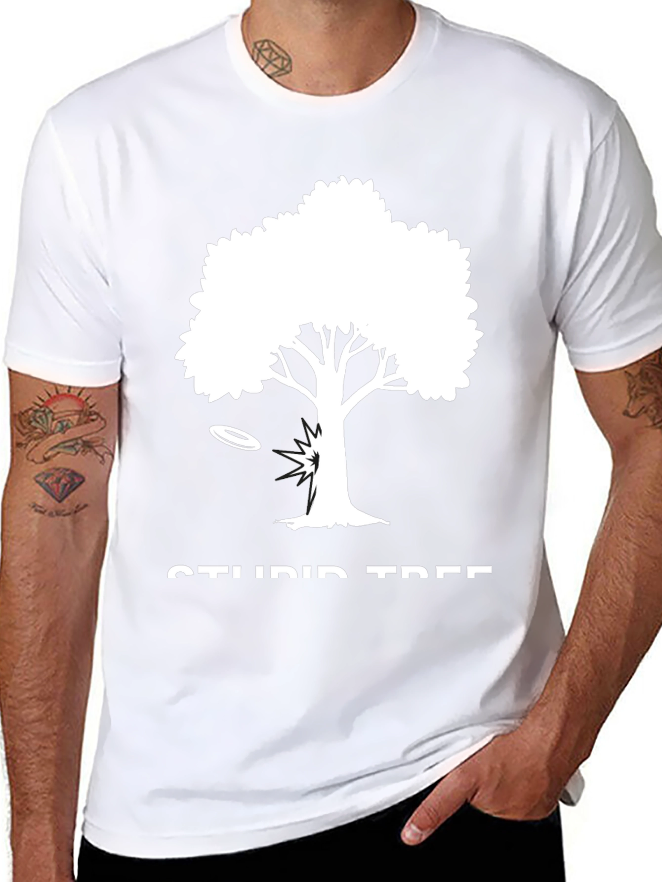 Stupid Tree Disc Golf T-Shirt - Funny Gift