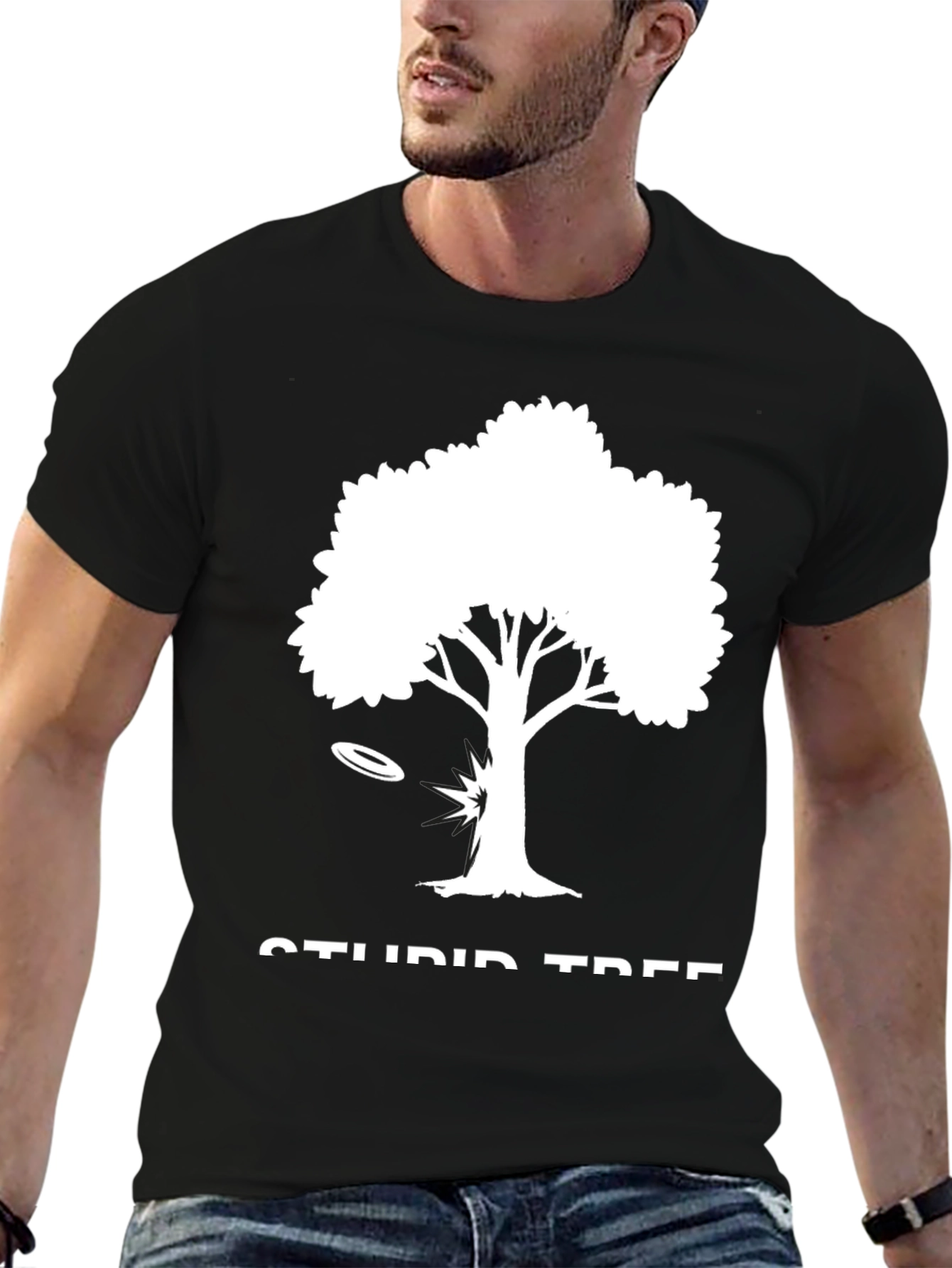 Stupid Tree Disc Golf T-Shirt - Funny Gift