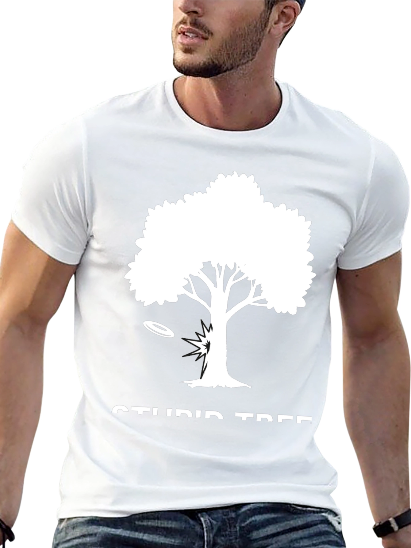 Stupid Tree Disc Golf T-Shirt - Funny Gift