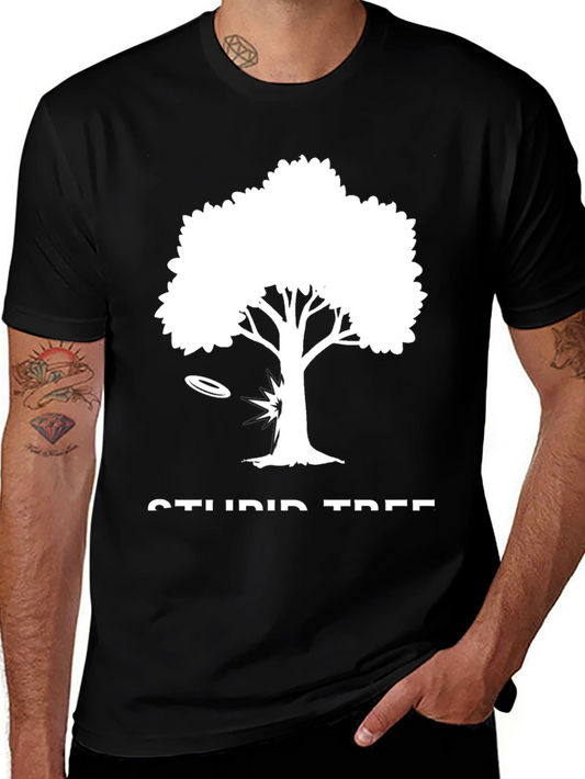 Stupid Tree Disc Golf T-Shirt - Funny Gift