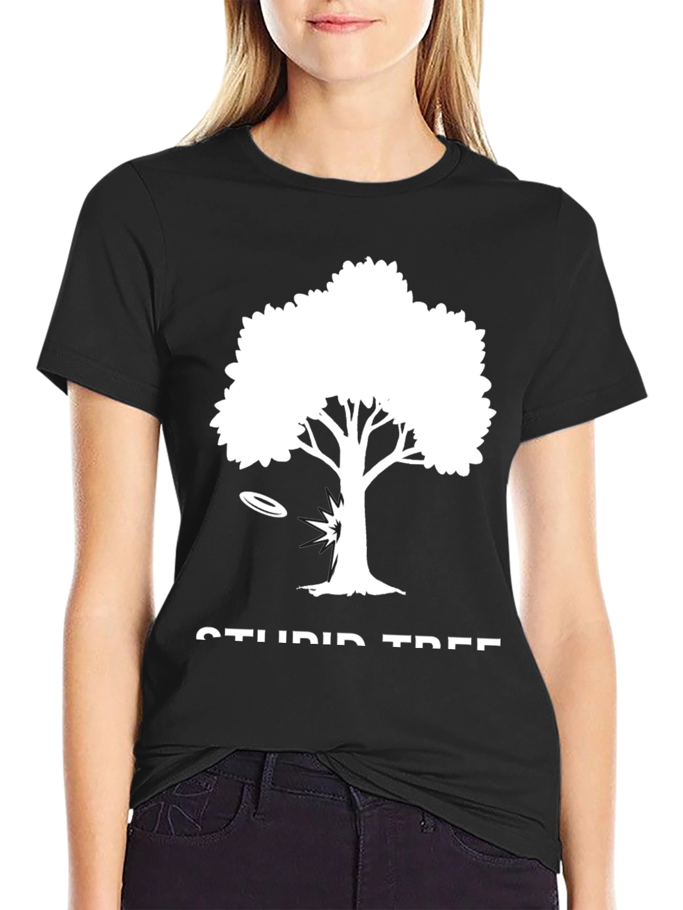 Stupid Tree Disc Golf T-Shirt - Funny Gift