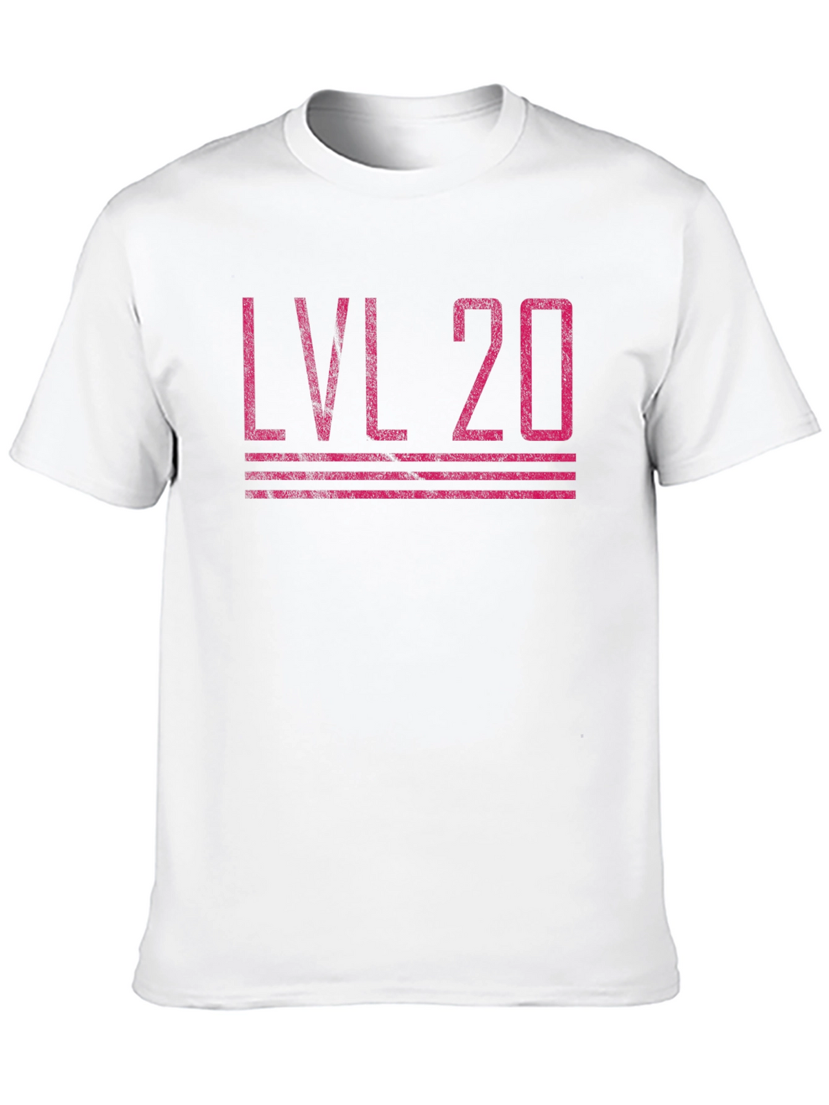 Level 20 Gamer T-Shirt - Black Cotton Blend