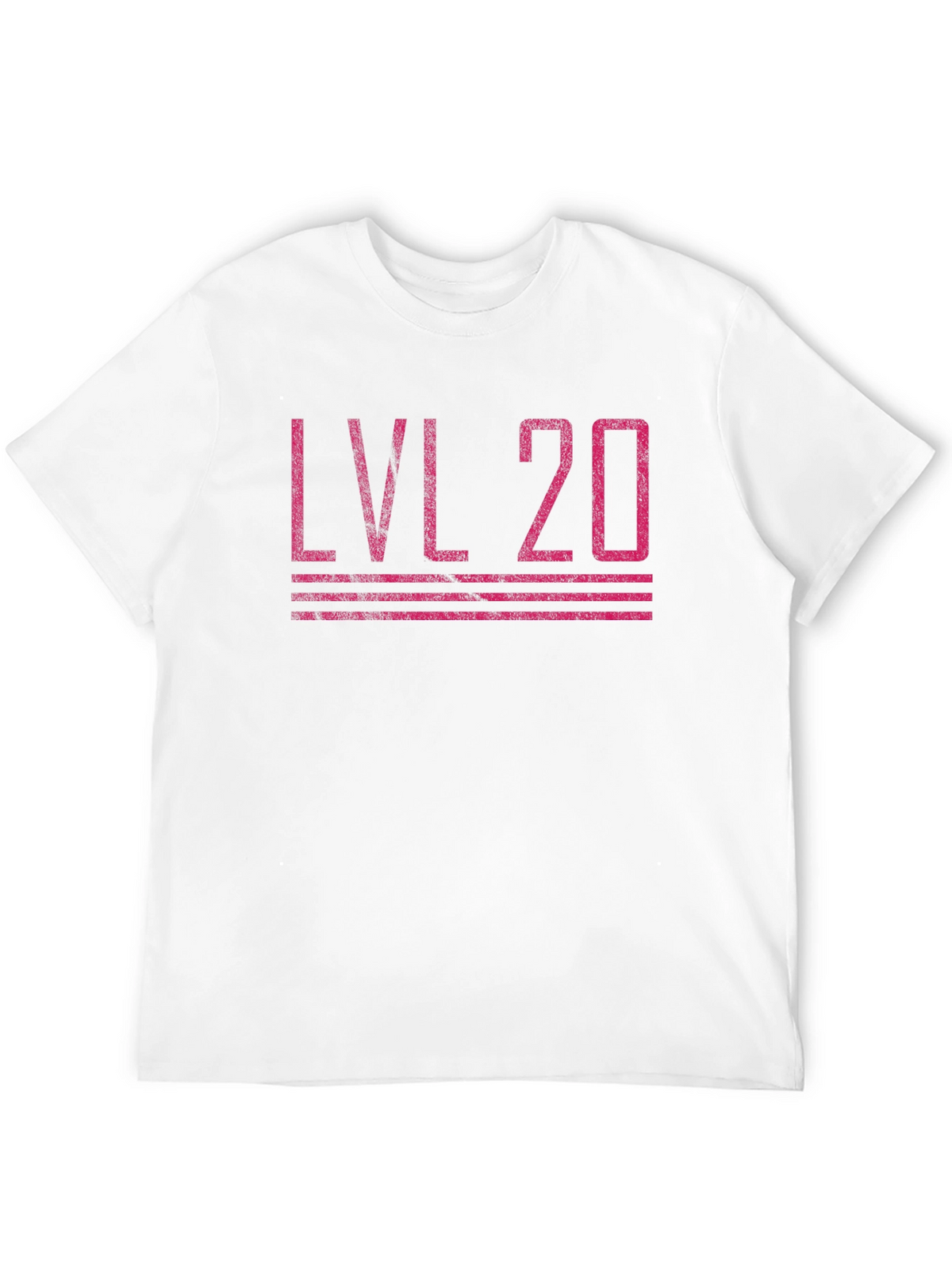 Level 20 Gamer T-Shirt - Black Cotton Blend