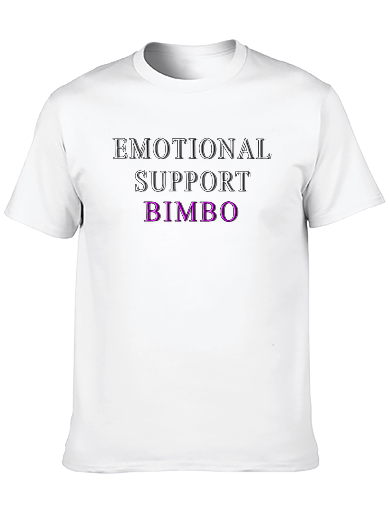 Emotional Support Bimbo Graphic T-Shirt