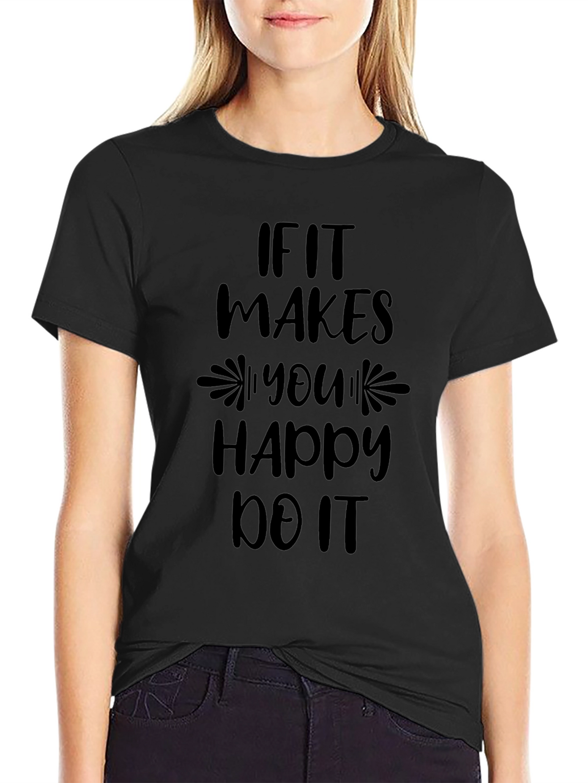 Motivational Graphic Print T-Shirt