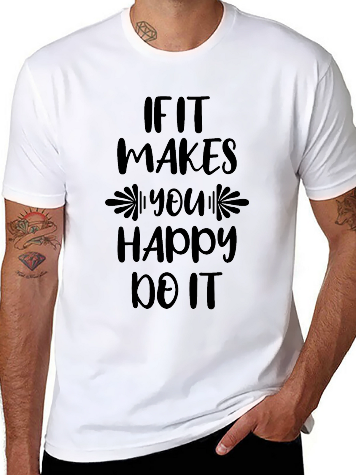 Motivational Graphic Print T-Shirt