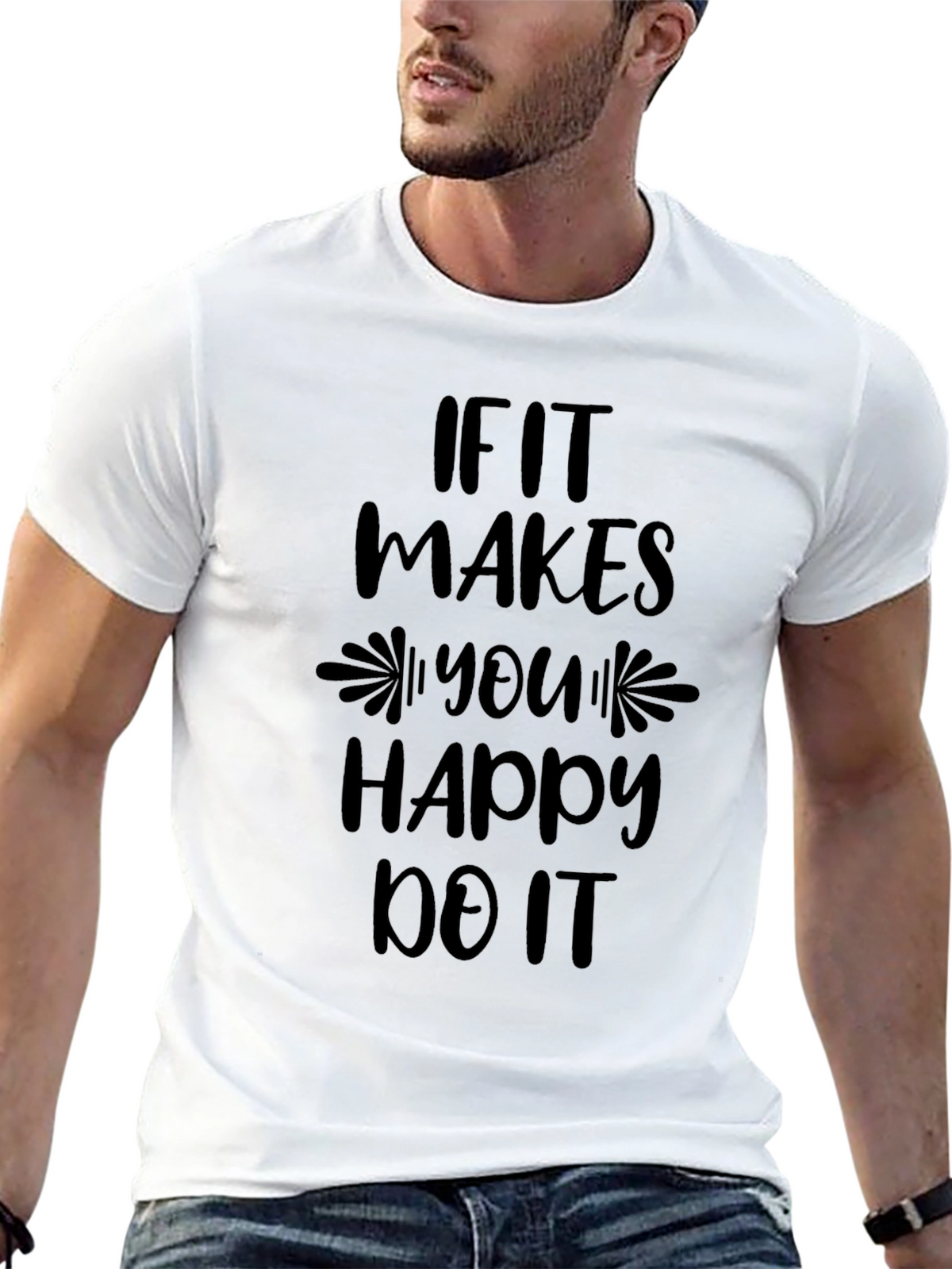 Motivational Graphic Print T-Shirt