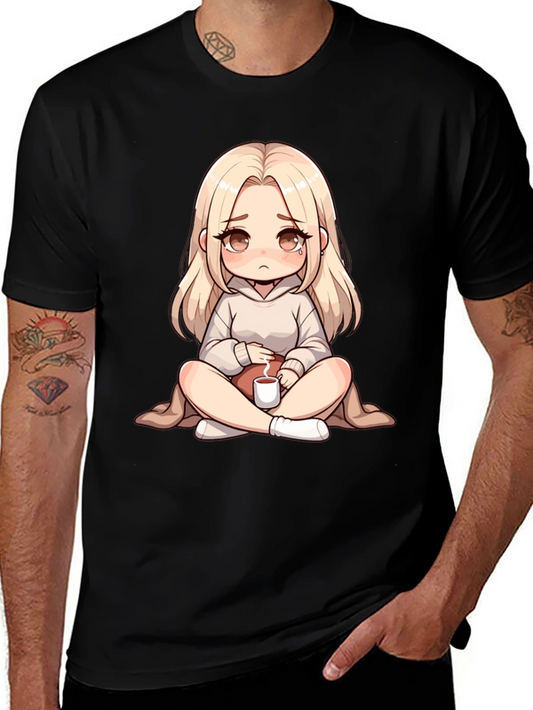 Anime Girl Graphic T-Shirt - Trendy Unisex Tee