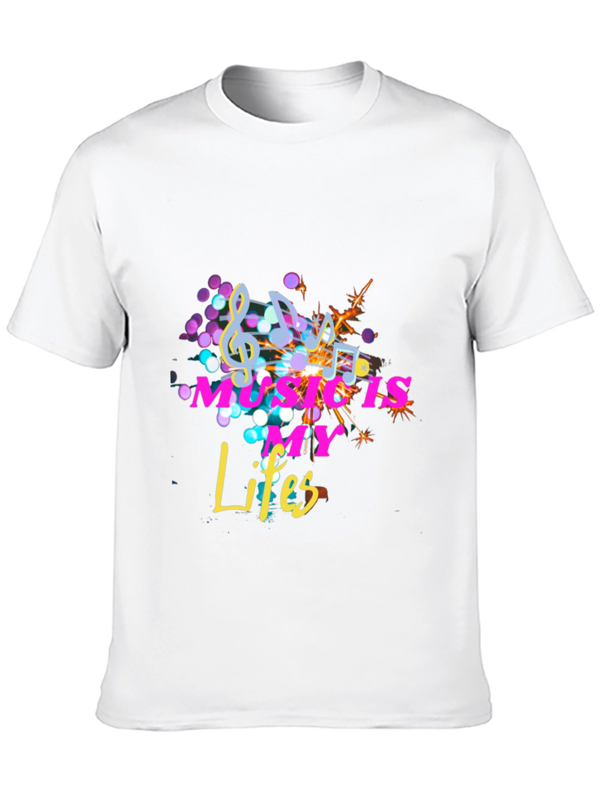 Music Is My Life Black Tee