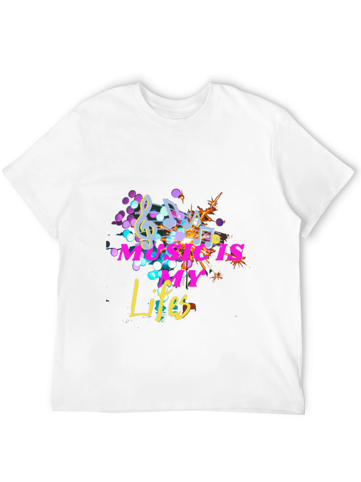 Music Is My Life Black Tee