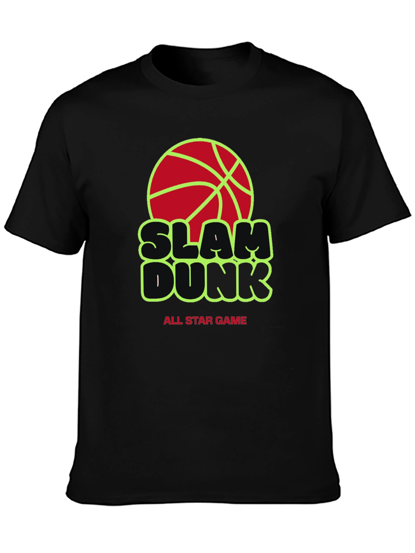 Slam Dunk All Star Game Black Graphic Tee