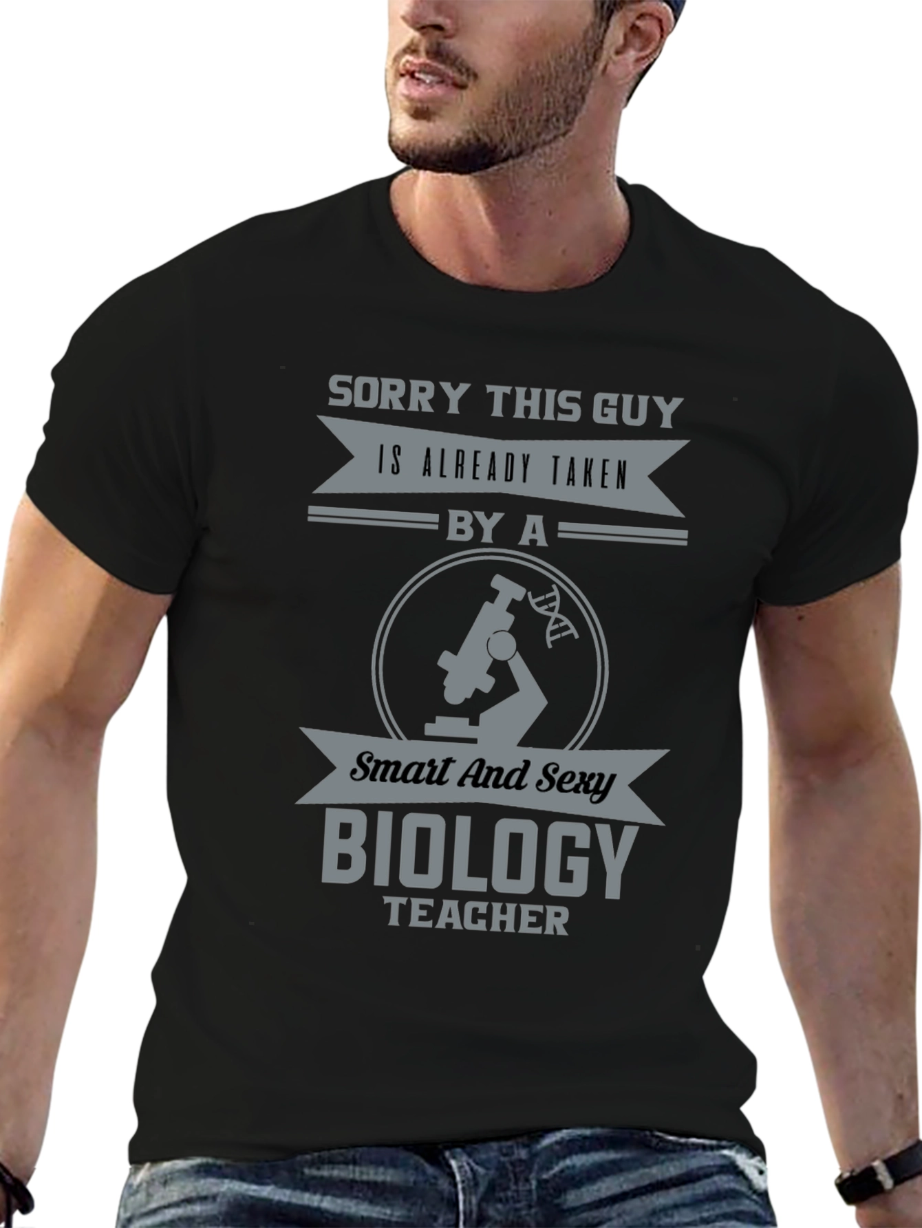 Funny Biology Teacher Graphic T-Shirt