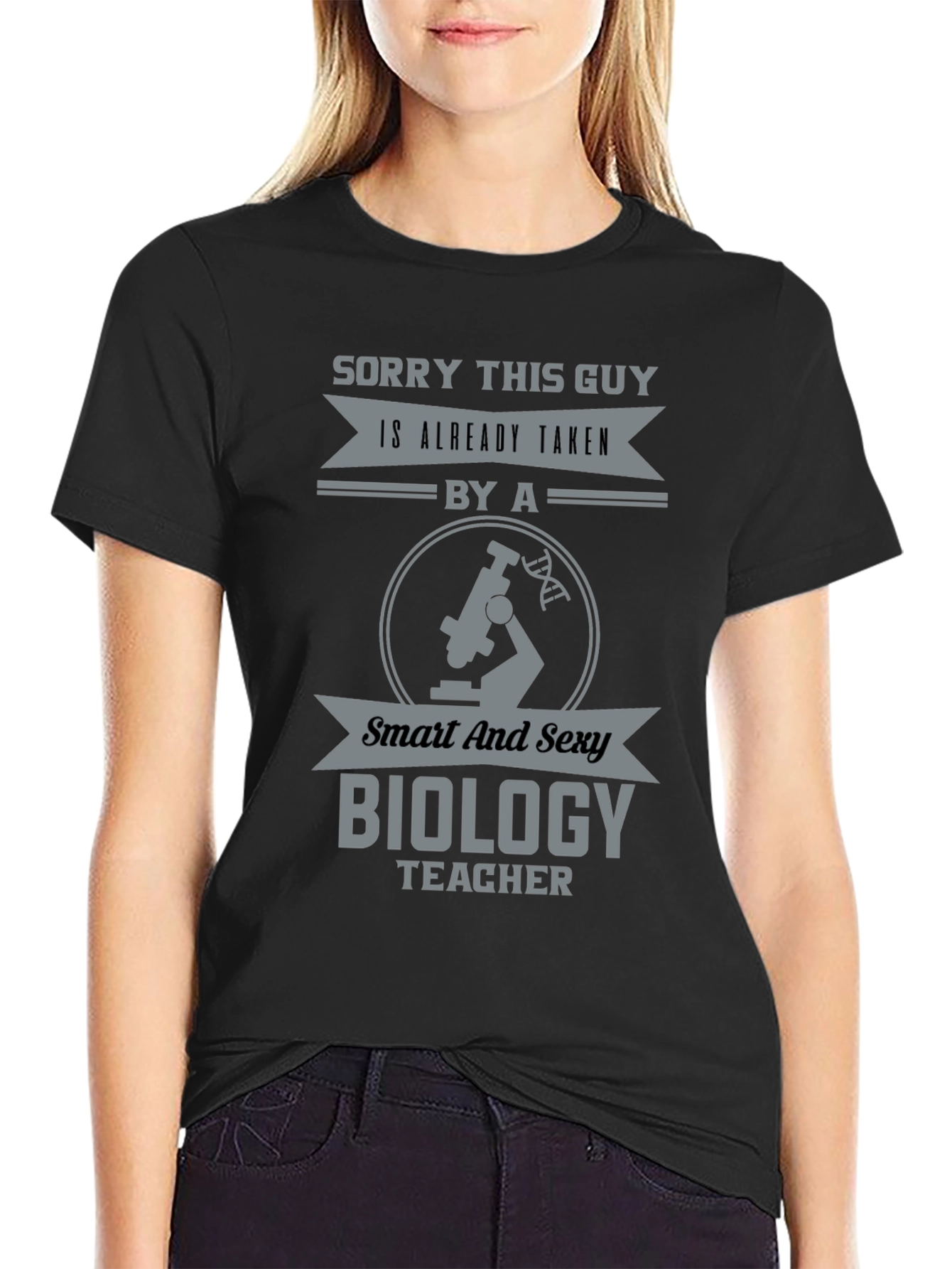 Funny Biology Teacher Graphic T-Shirt