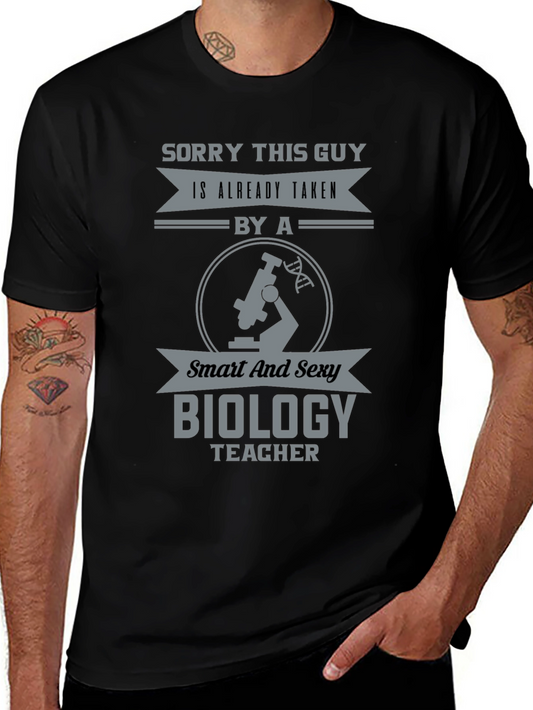 Funny Biology Teacher Graphic T-Shirt