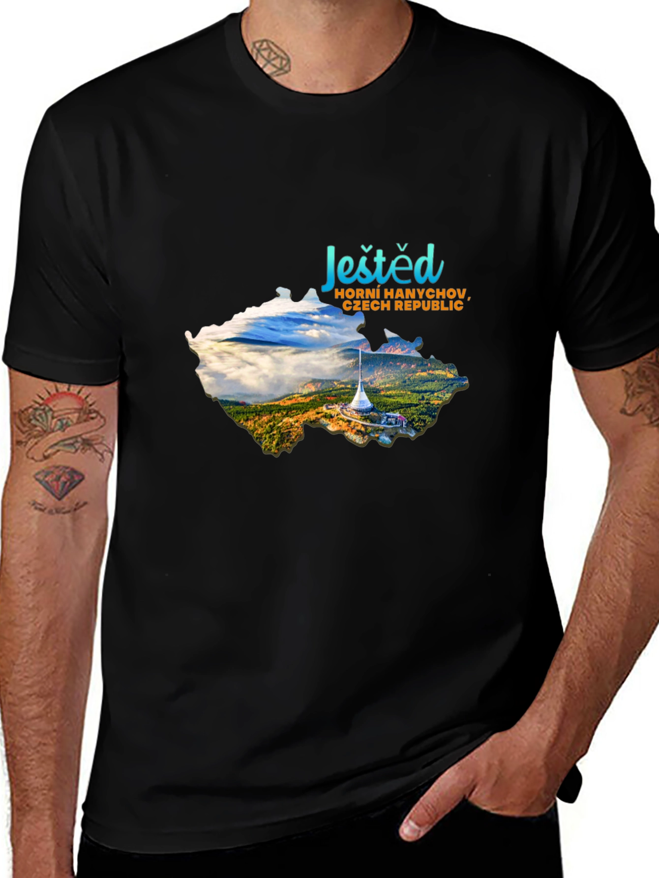 Jested Czech Republic Graphic T-Shirt