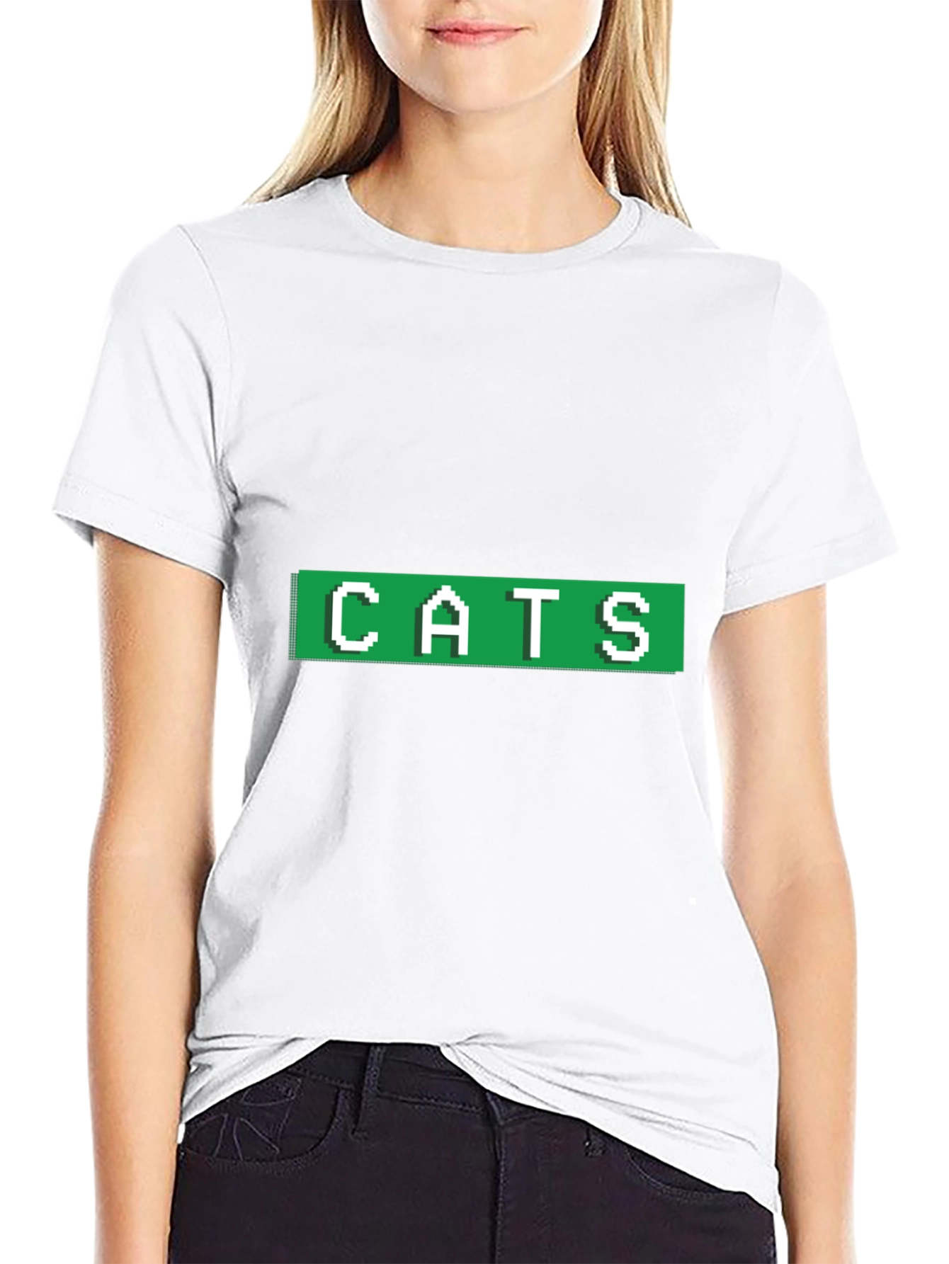 Pixel CATS Graphic Tee - Retro Style