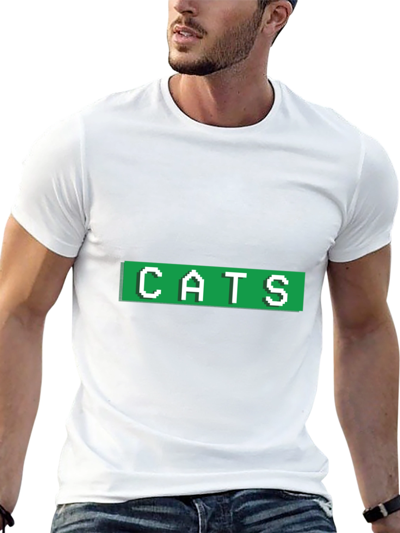 Pixel CATS Graphic Tee - Retro Style