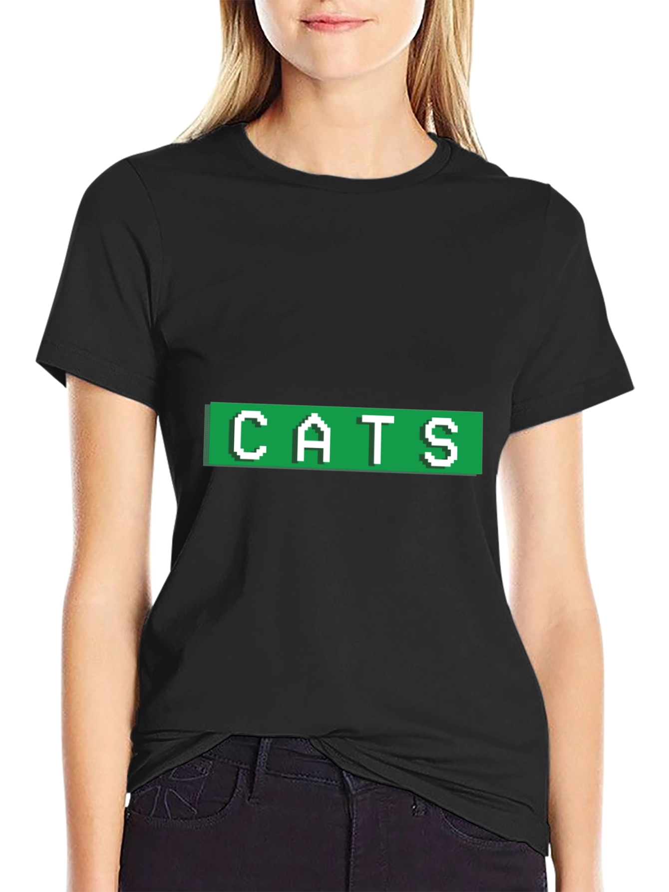 Pixel CATS Graphic Tee - Retro Style