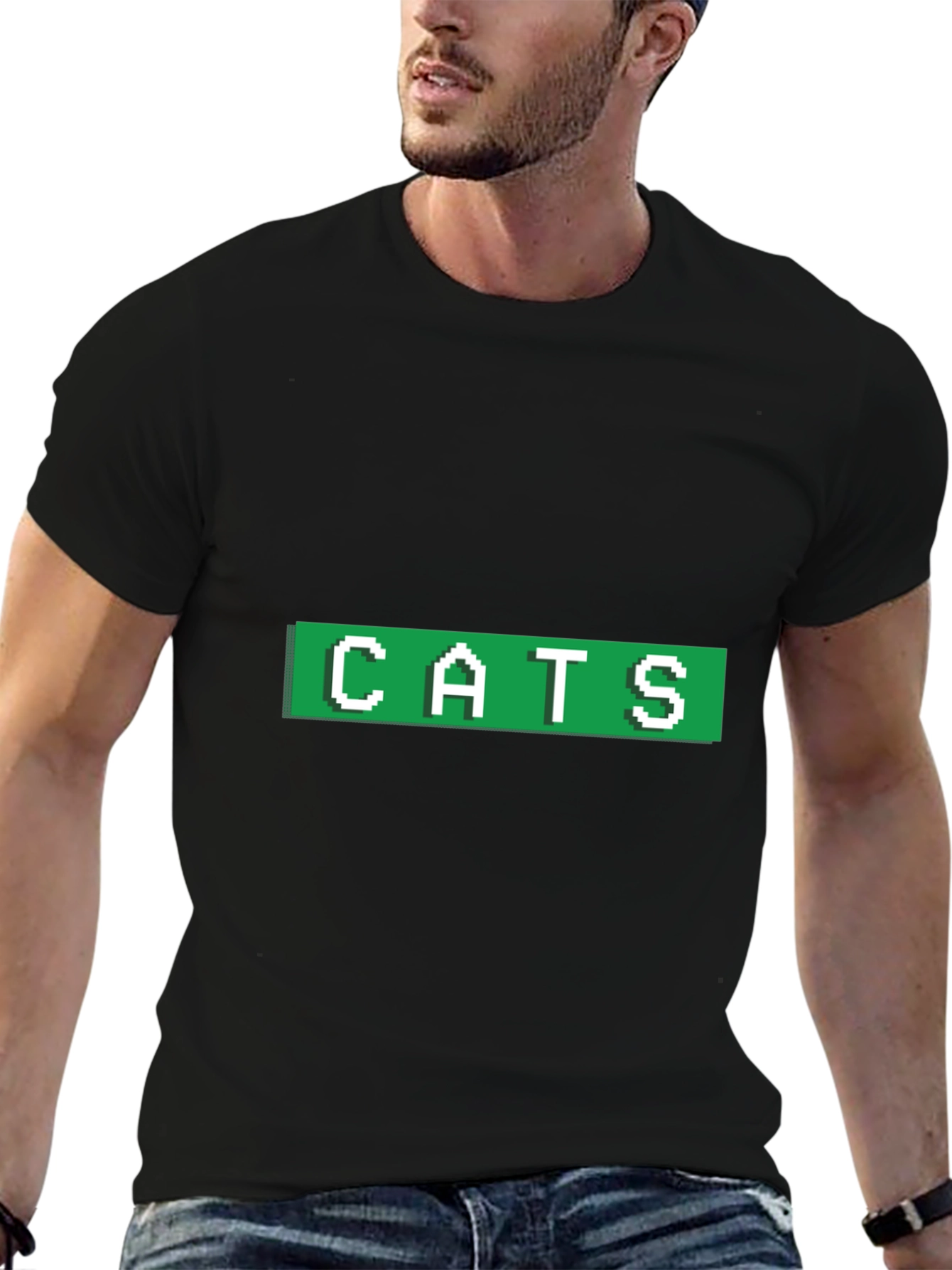Pixel CATS Graphic Tee - Retro Style