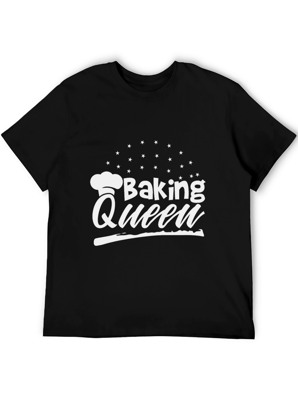 Baking Queen Graphic T-Shirt - Stylish Chef Apparel
