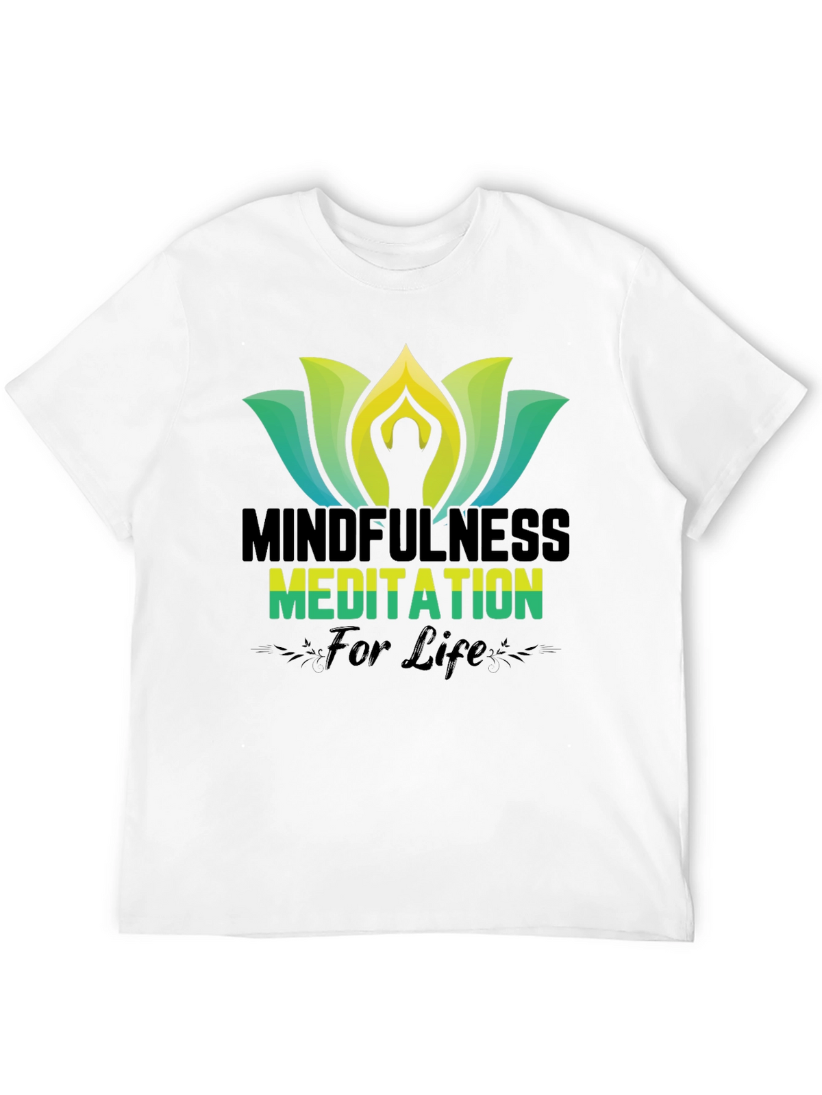 Mindfulness Meditation Black T-Shirt