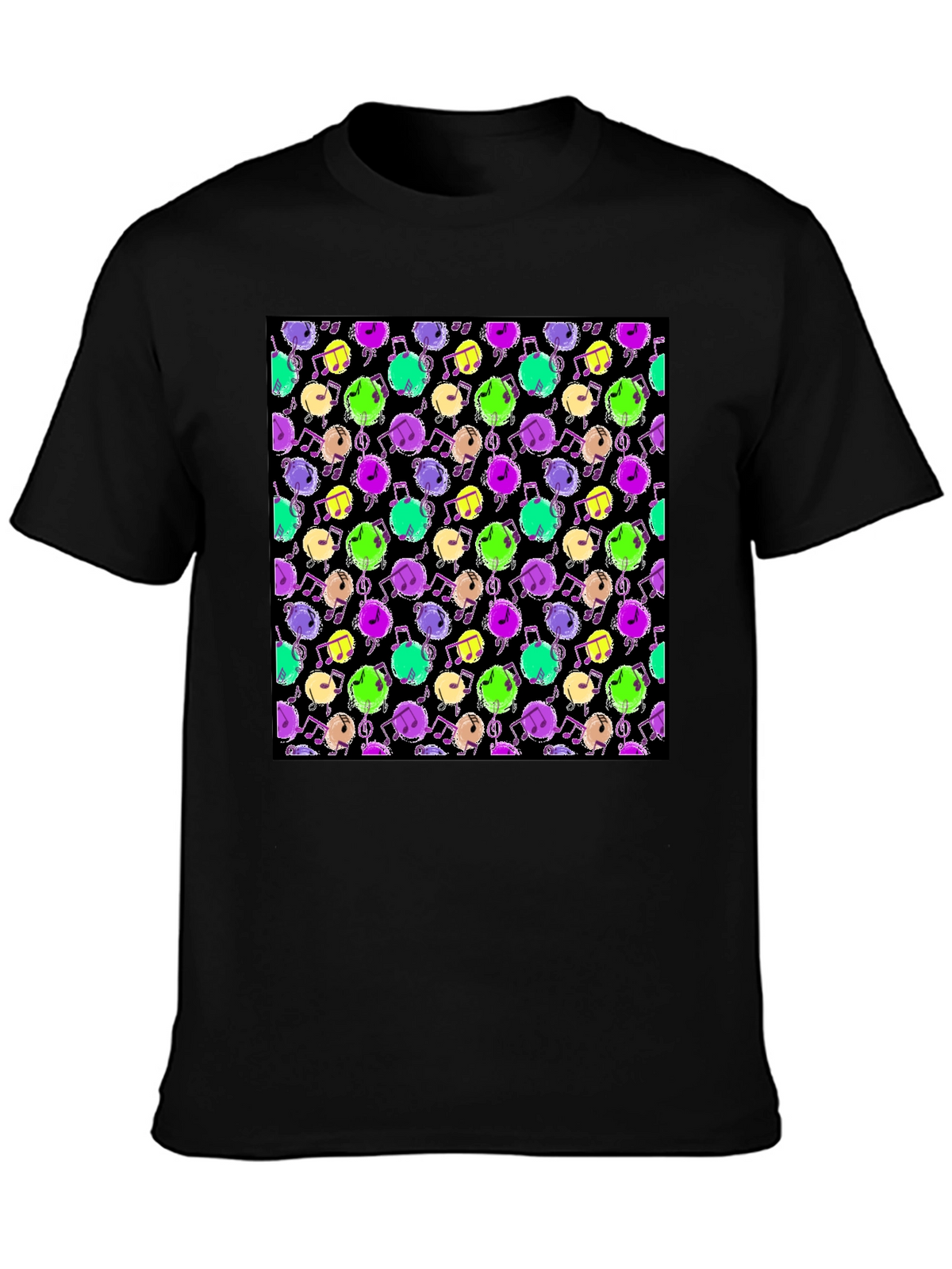 Music Notes Pattern Tee