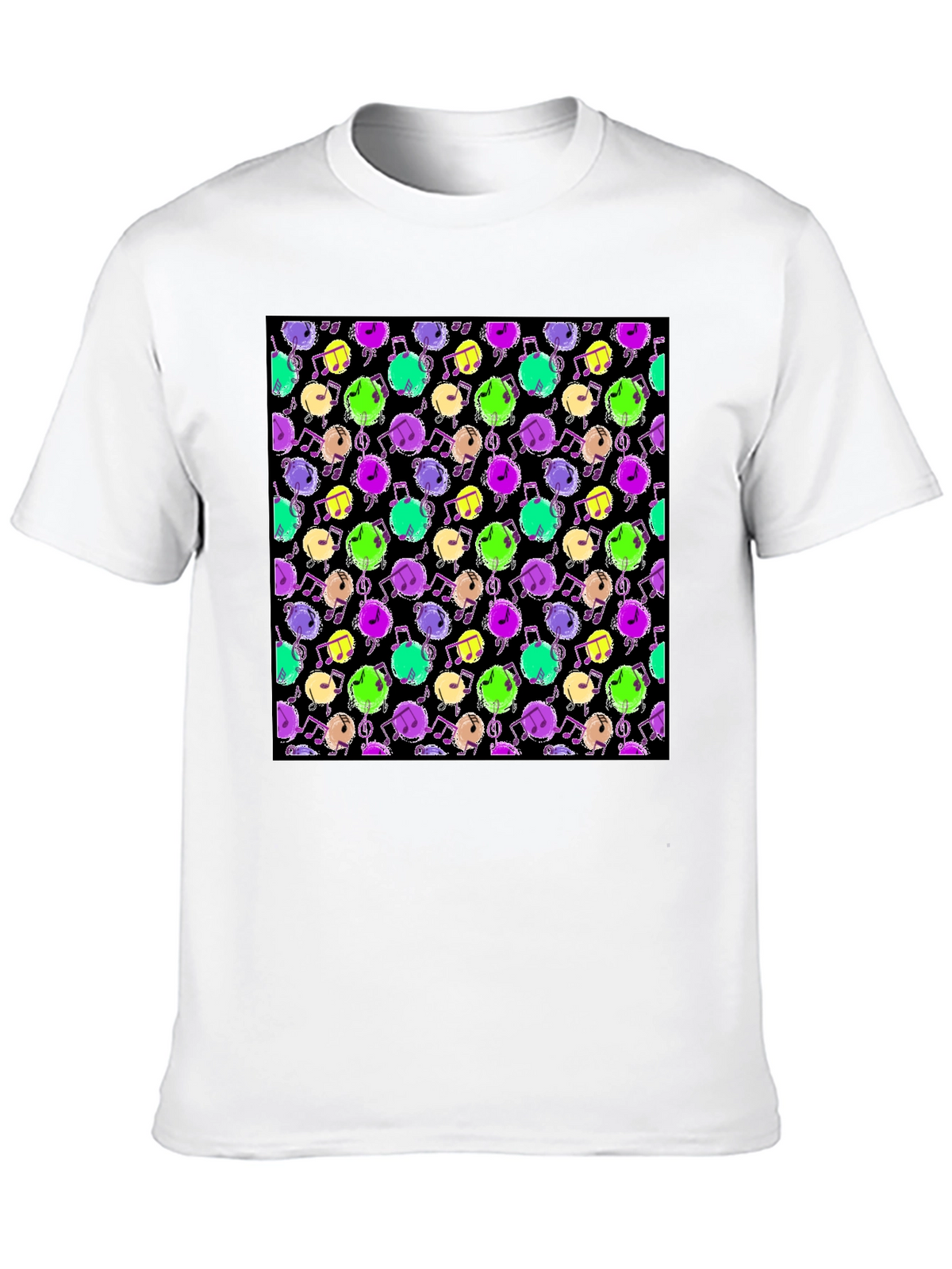 Music Notes Pattern Tee
