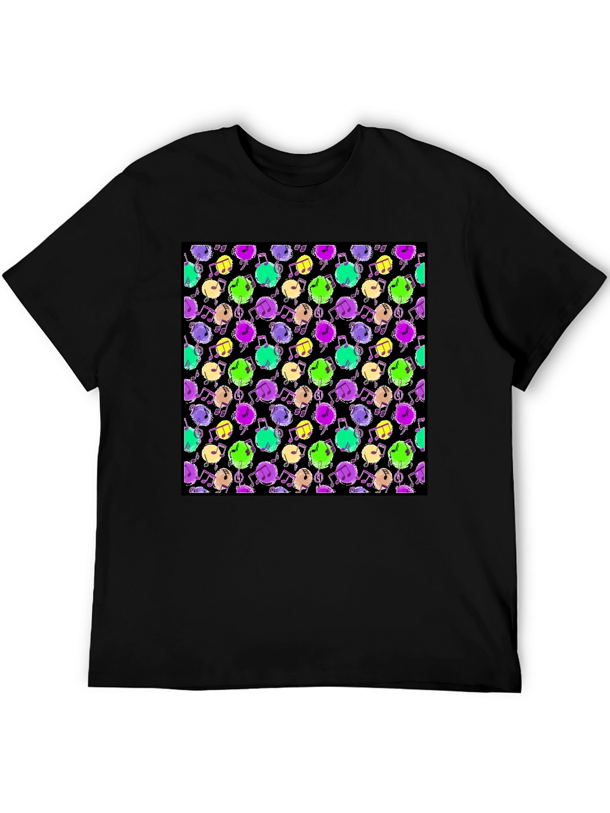 Music Notes Pattern Tee